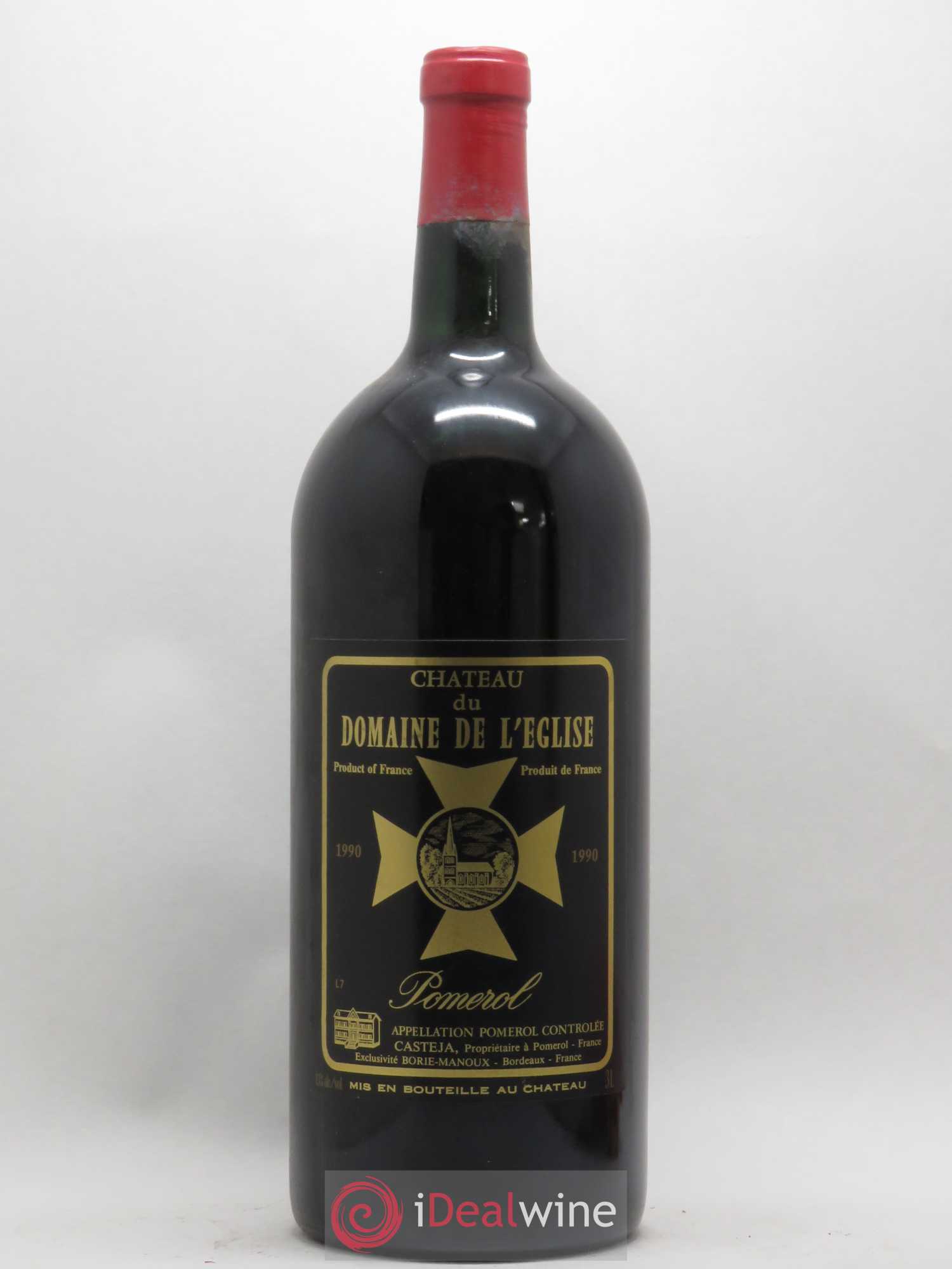Château du Domaine de l'Église 1990 - Lot de 1 double magnum - 0