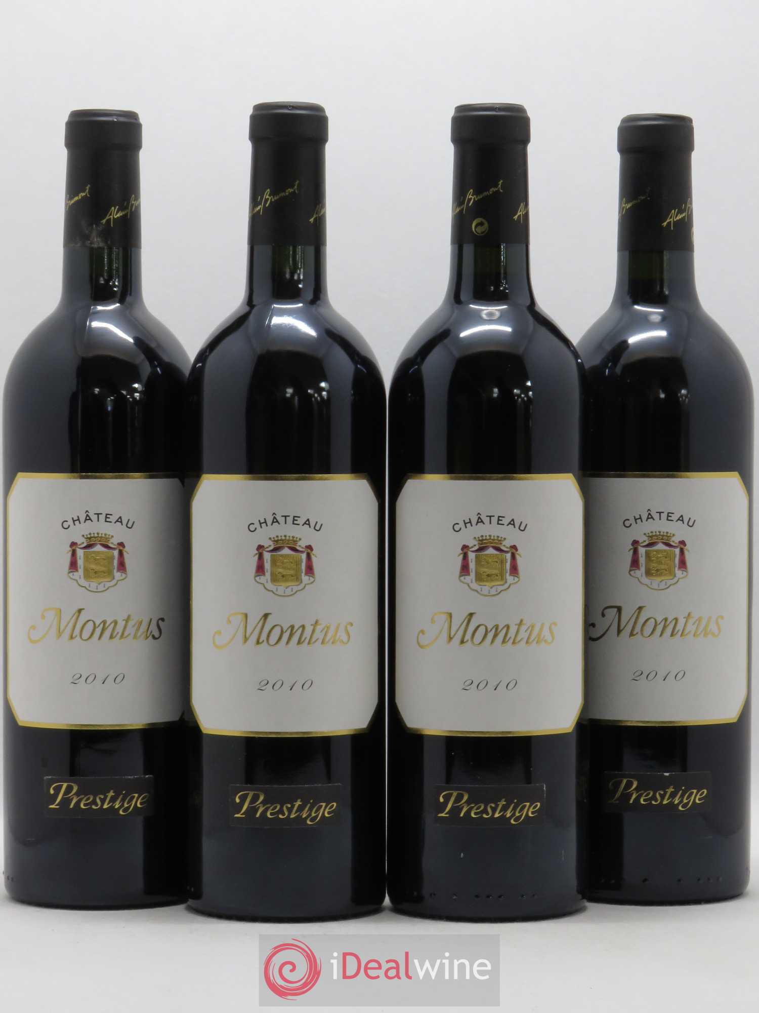 Madiran Château Montus-Prestige Alain Brumont 2010 - Lot de 4 bouteilles - 0