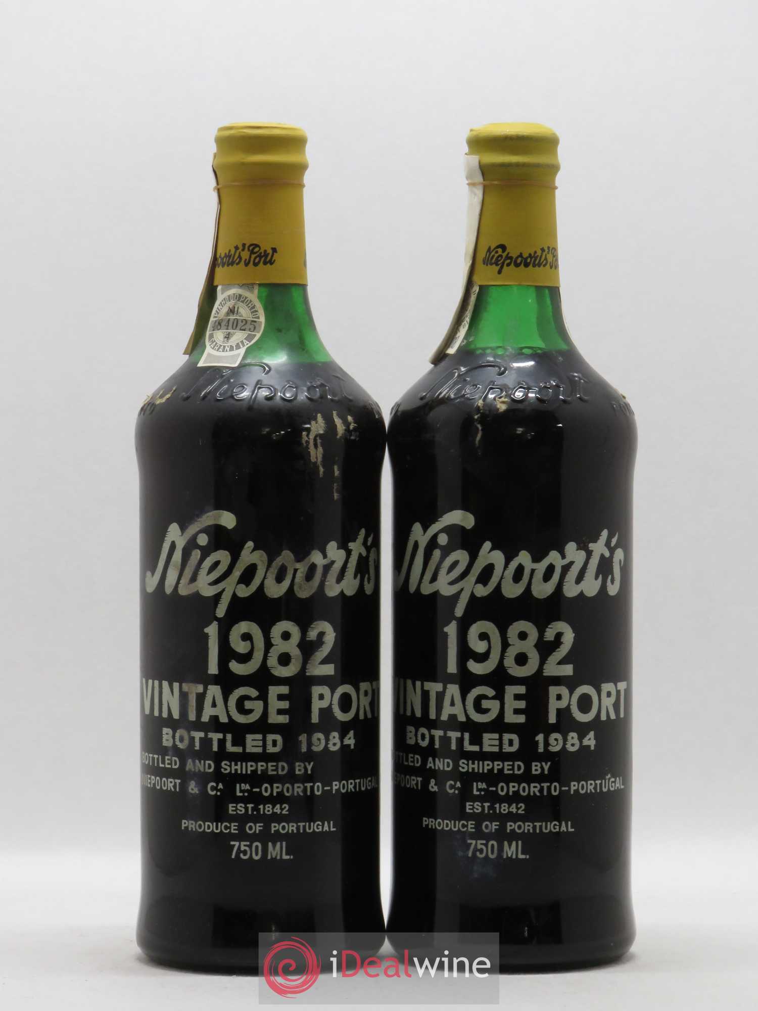 Porto Vintage Niepoort 1982 - Lot de 2 bouteilles - 0