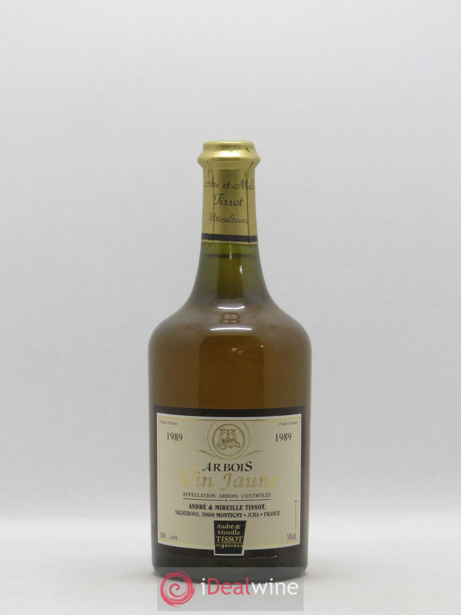 Arbois Vin Jaune Domaine André et Mireille Tissot 1989 - Posten von 1 Flasche - 0