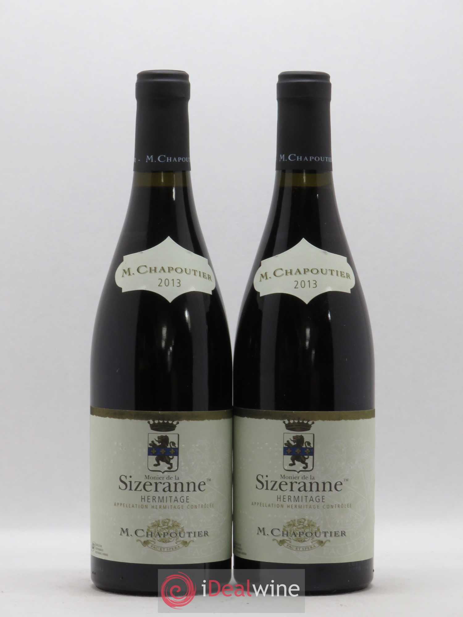 Hermitage Monier de La Sizeranne Chapoutier 2013 - Lot de 2 bouteilles - 0