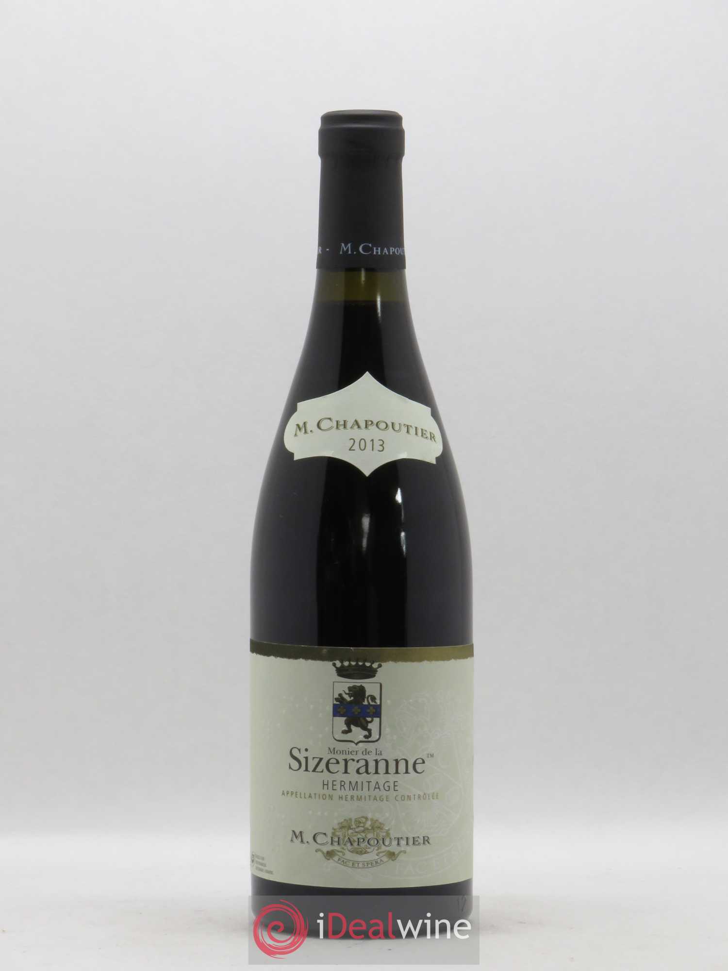Hermitage Monier de La Sizeranne Chapoutier 2013 - Lot de 1 bouteille - 0