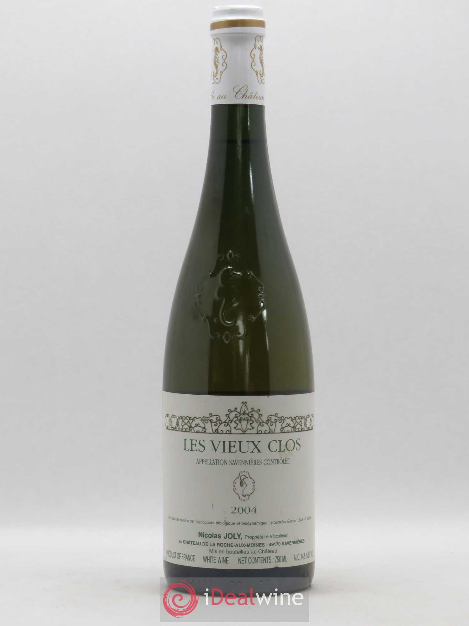 Savennières Les Vieux Clos Vignobles de la Coulée de Serrant - Nicolas Joly 2004 - Lot de 1 bouteille - 0