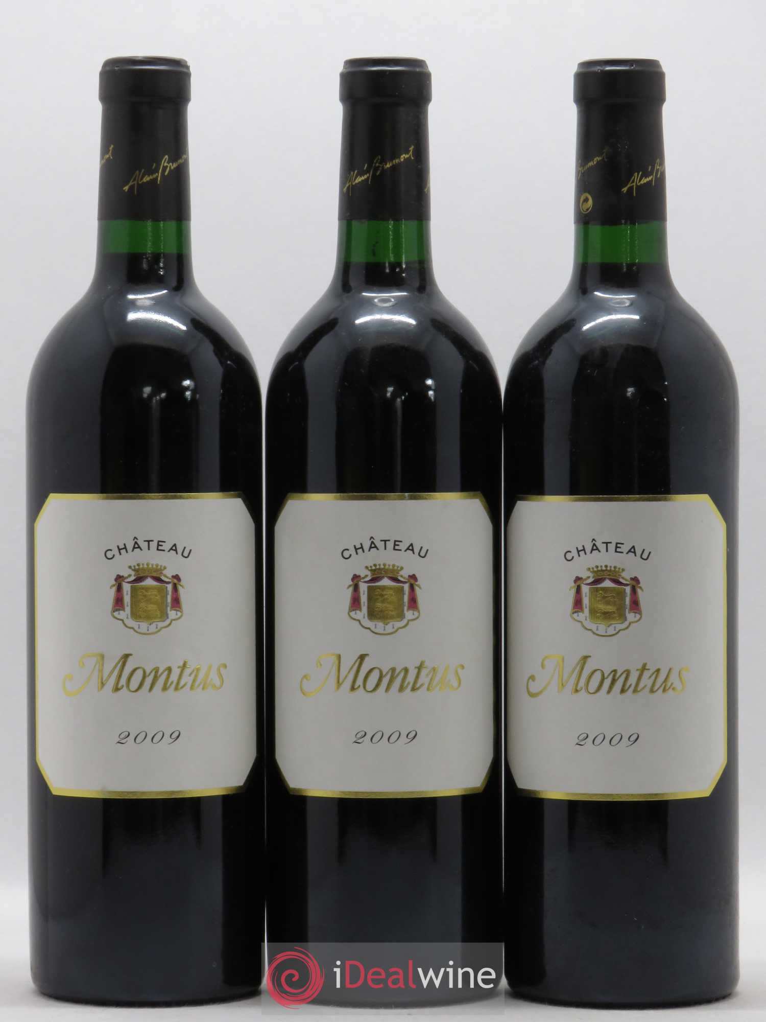 Madiran Château Montus Alain Brumont 2009 - Lot de 3 bouteilles - 0