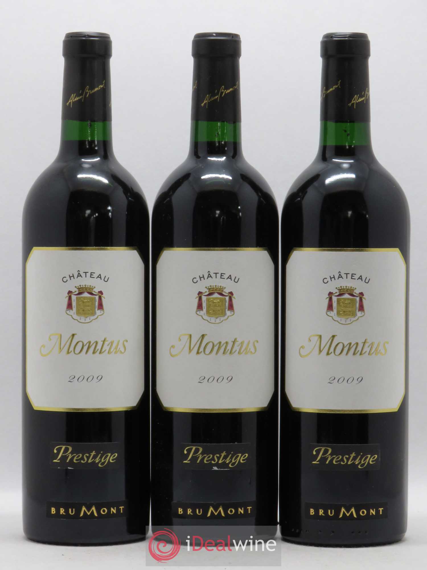 Madiran Château Montus-Prestige Alain Brumont 2009 - Lot de 3 bouteilles - 0