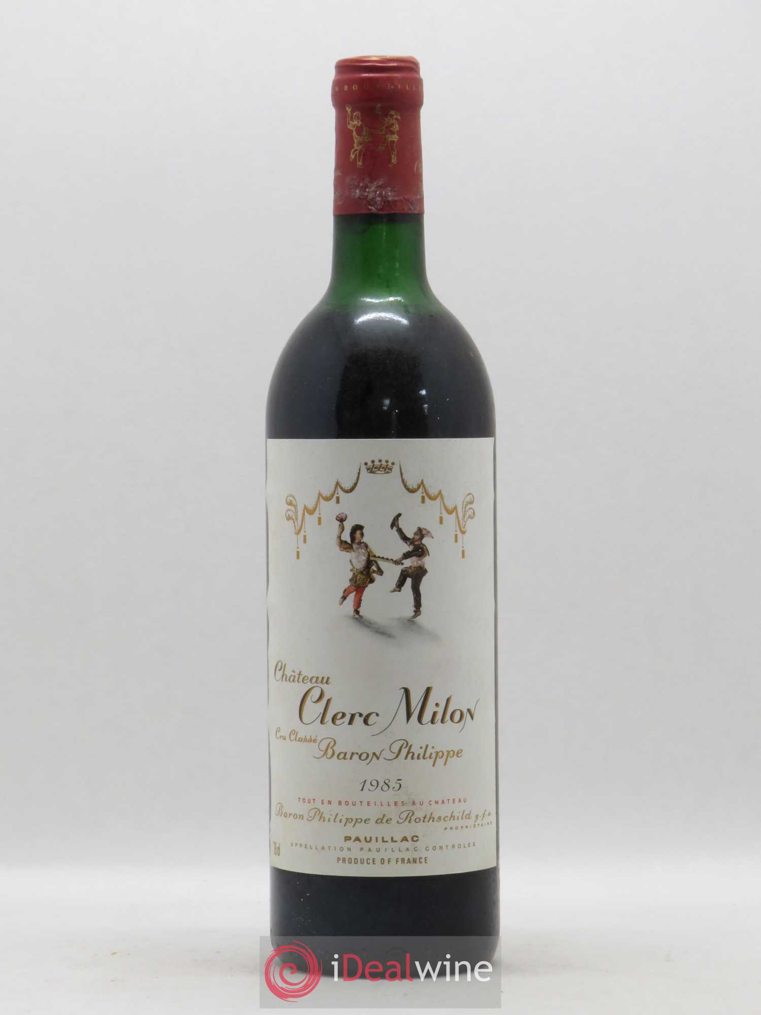 Château Clerc Milon 5ème Grand Cru Classé 1985 - Lot de 1 bouteille - 0