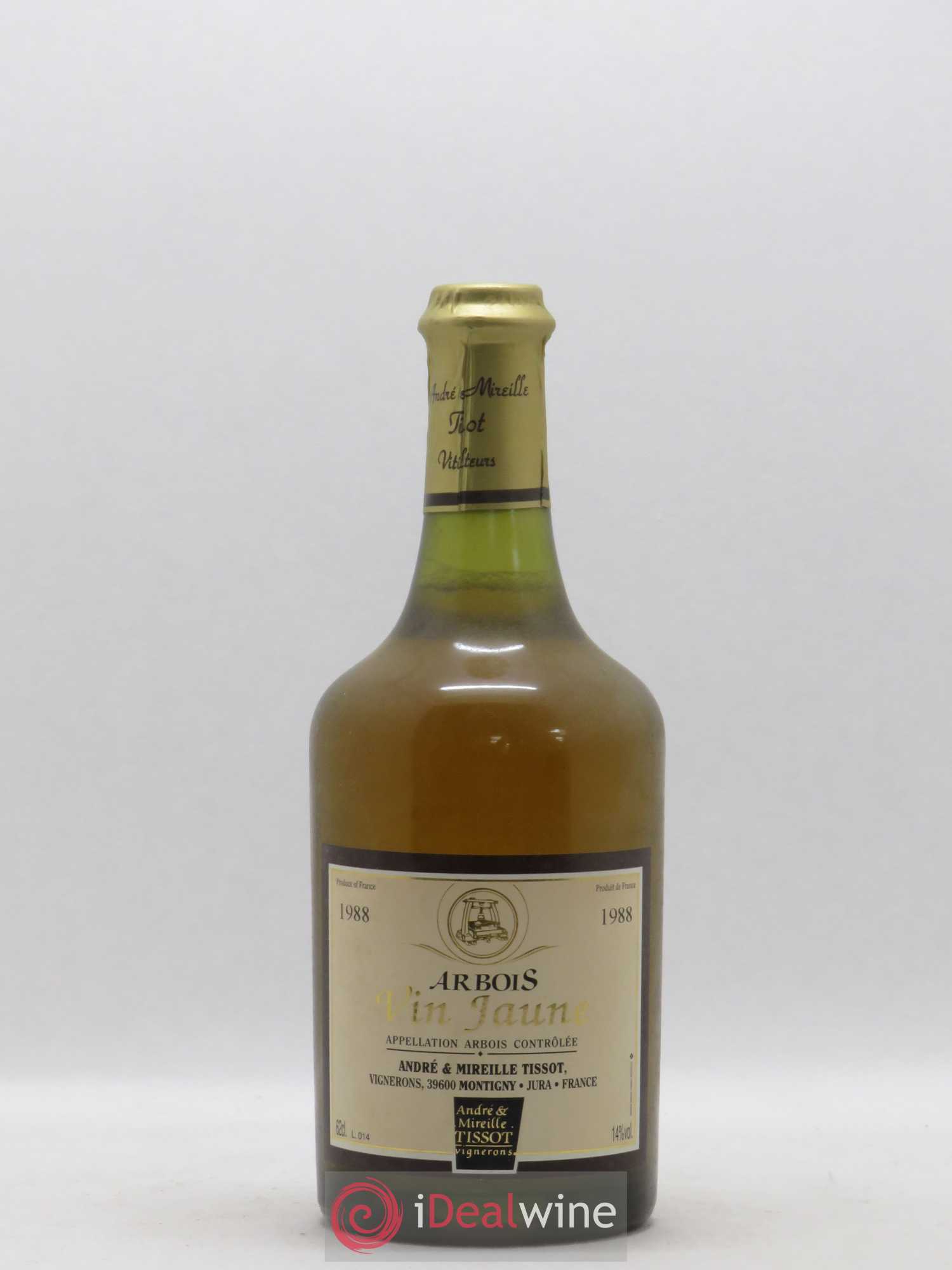 Arbois Vin Jaune Domaine andré & mireille Tissot 1988 - Posten von 1 Flasche - 0