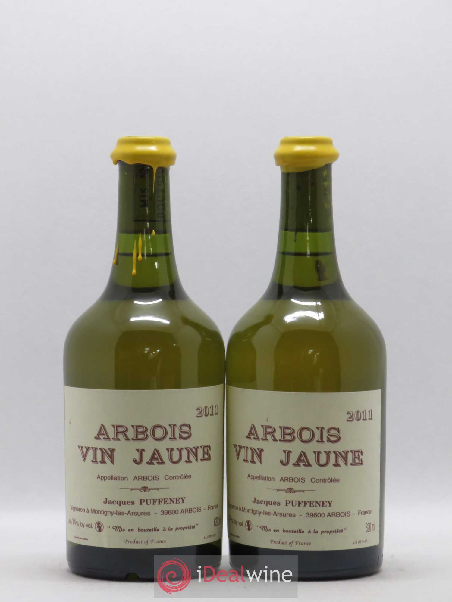 Arbois Vin Jaune Jacques Puffeney 2011 - Lot de 2 bouteilles - 0