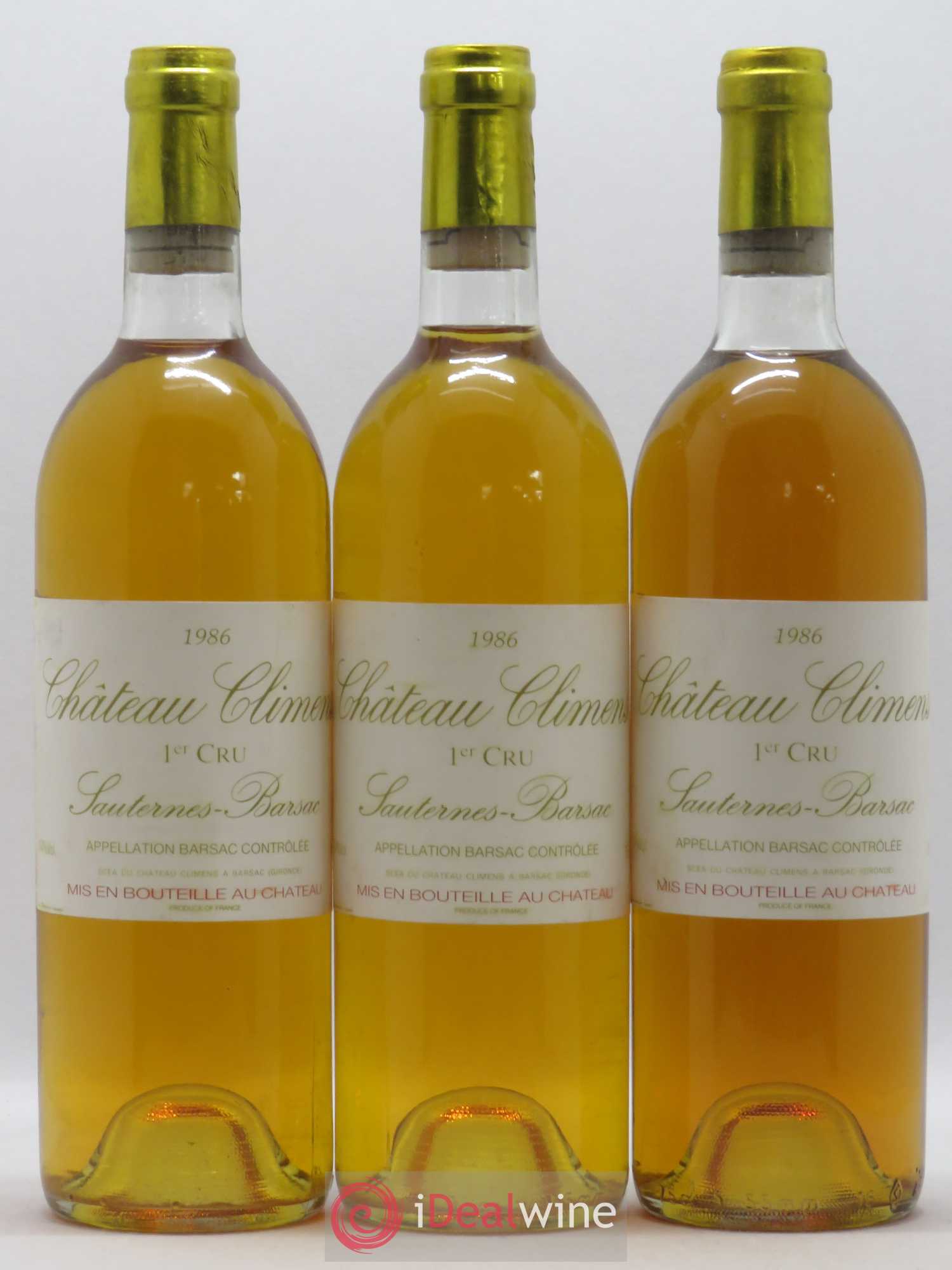 Château Climens 1er Grand Cru Classé 1986 - Lotto di 12 bottiglie - 4