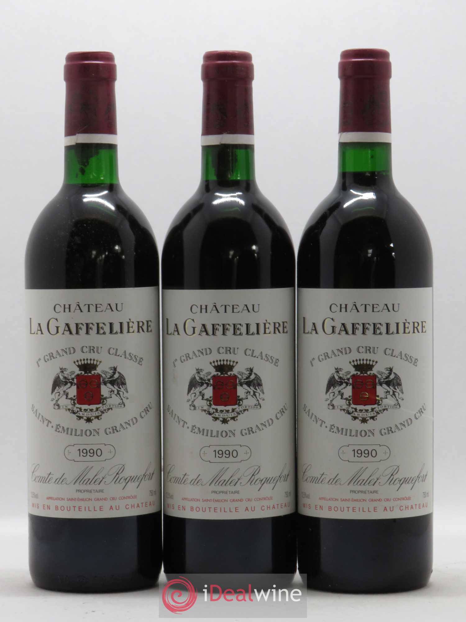 Château la Gaffelière 1er Grand Cru Classé B 1990 - Lot de 12 bouteilles - 3