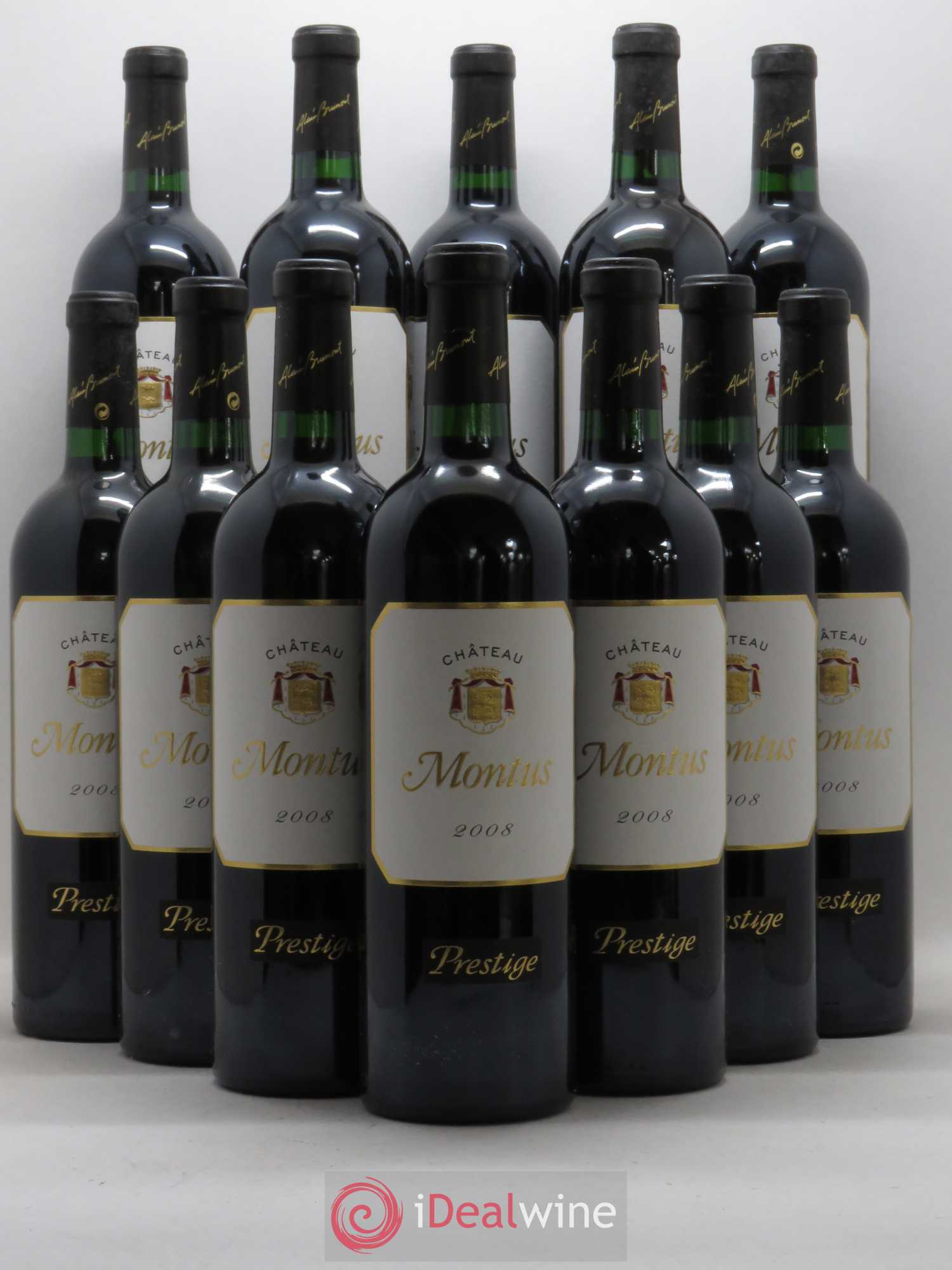 Madiran Château Montus-Prestige Alain Brumont 2008 - Lot de 12 bouteilles - 0