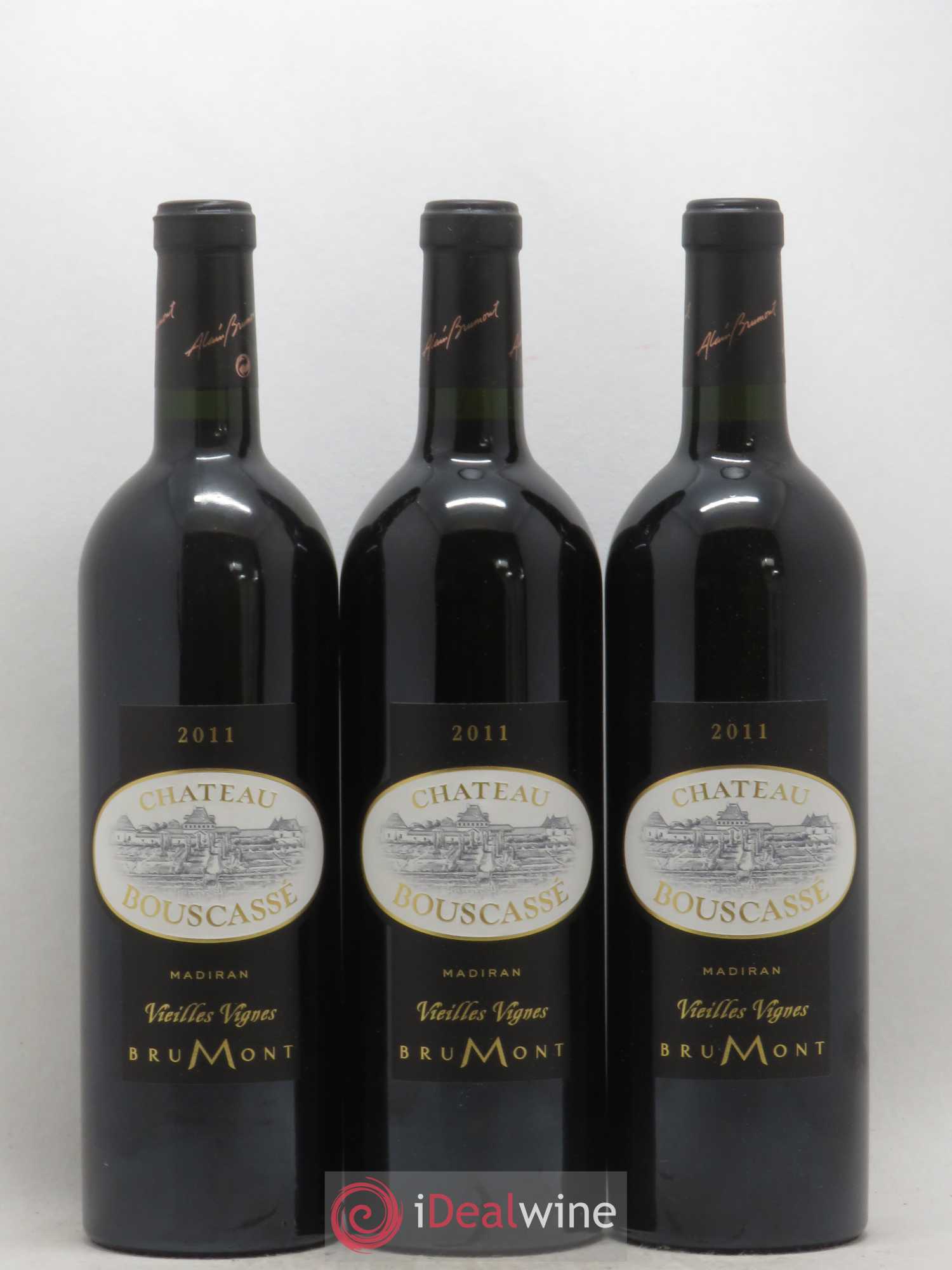 Madiran Vieilles Vignes Château Bouscassé - Alain Brumont 2011 - Lot de 6 bouteilles - 1