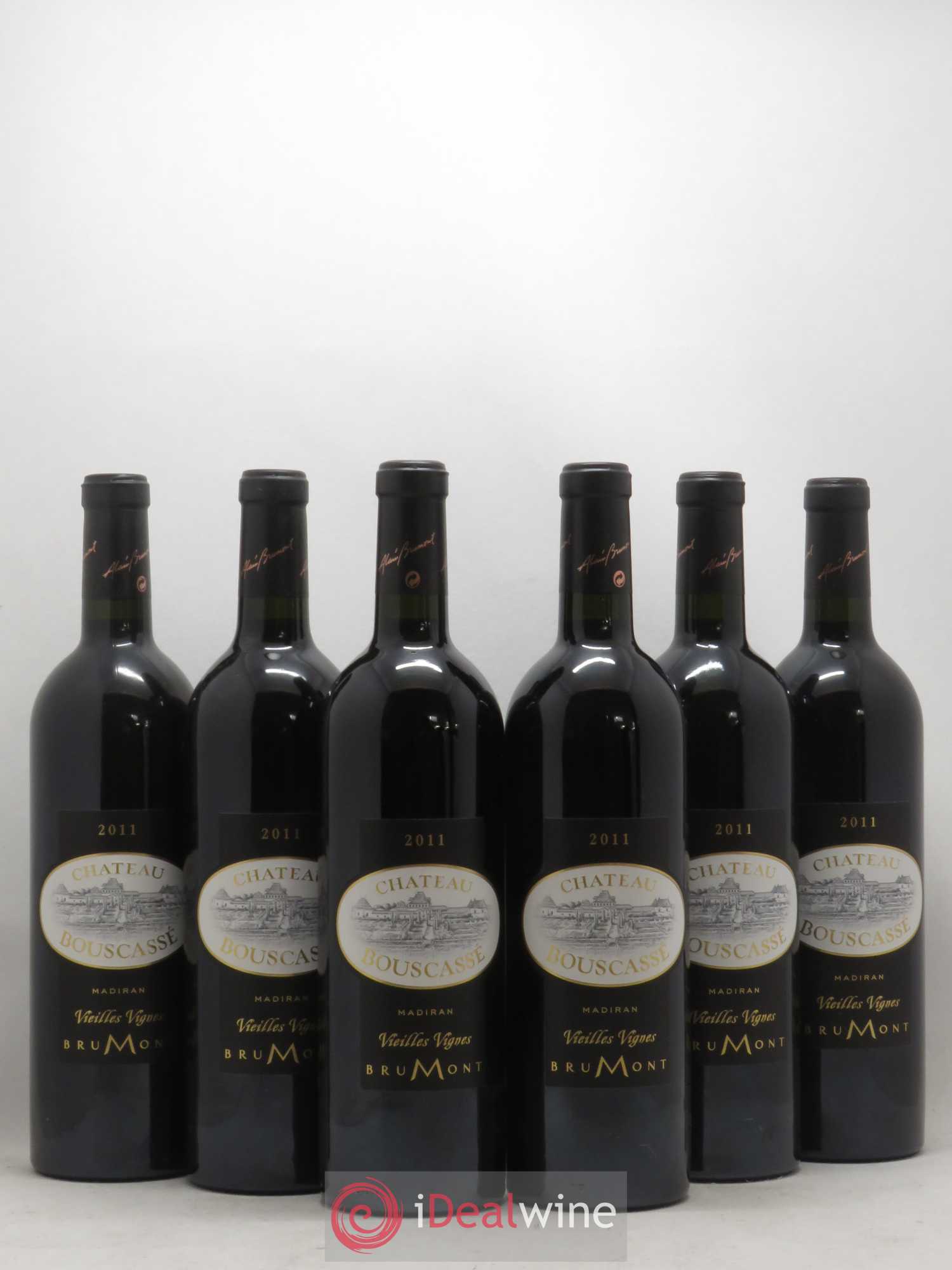 Madiran Vieilles Vignes Château Bouscassé - Alain Brumont 2011 - Lot de 6 bouteilles - 0
