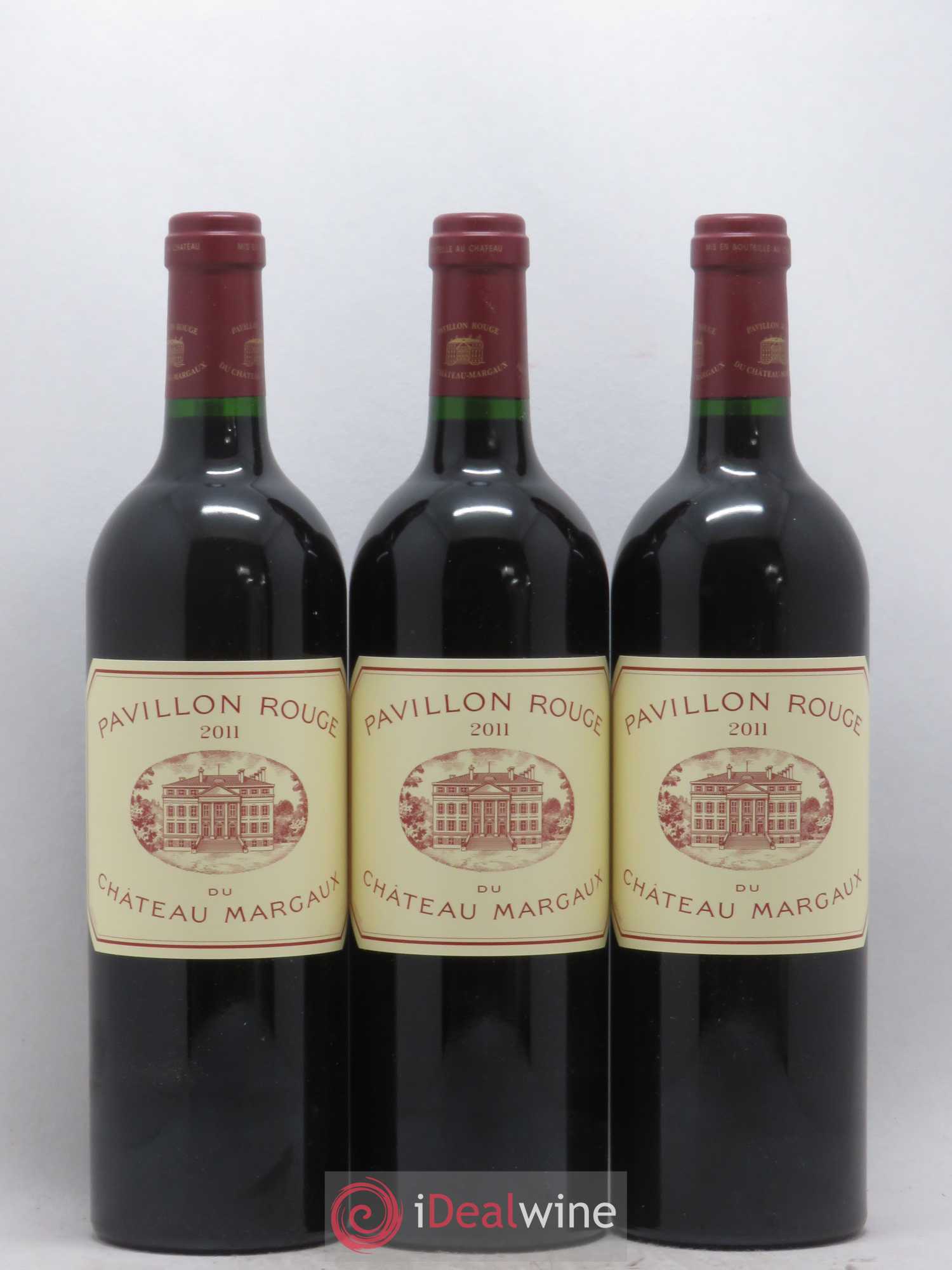 Pavillon Rouge du Château Margaux Second Vin 2011 - Lot de 3 bouteilles - 0