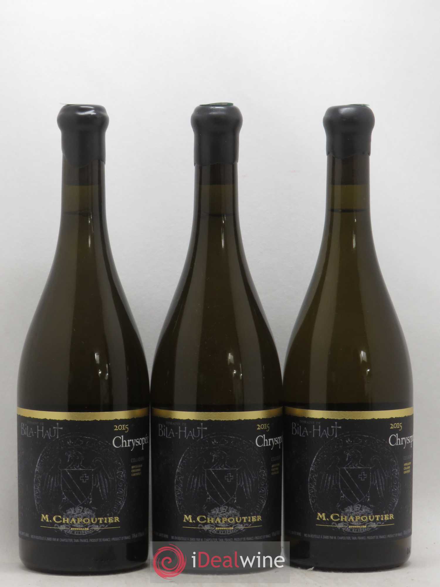 Collioure Bila-Haut (Domaine) Chrysopee Chapoutier 2015 - Lot de 6 bouteilles - 2