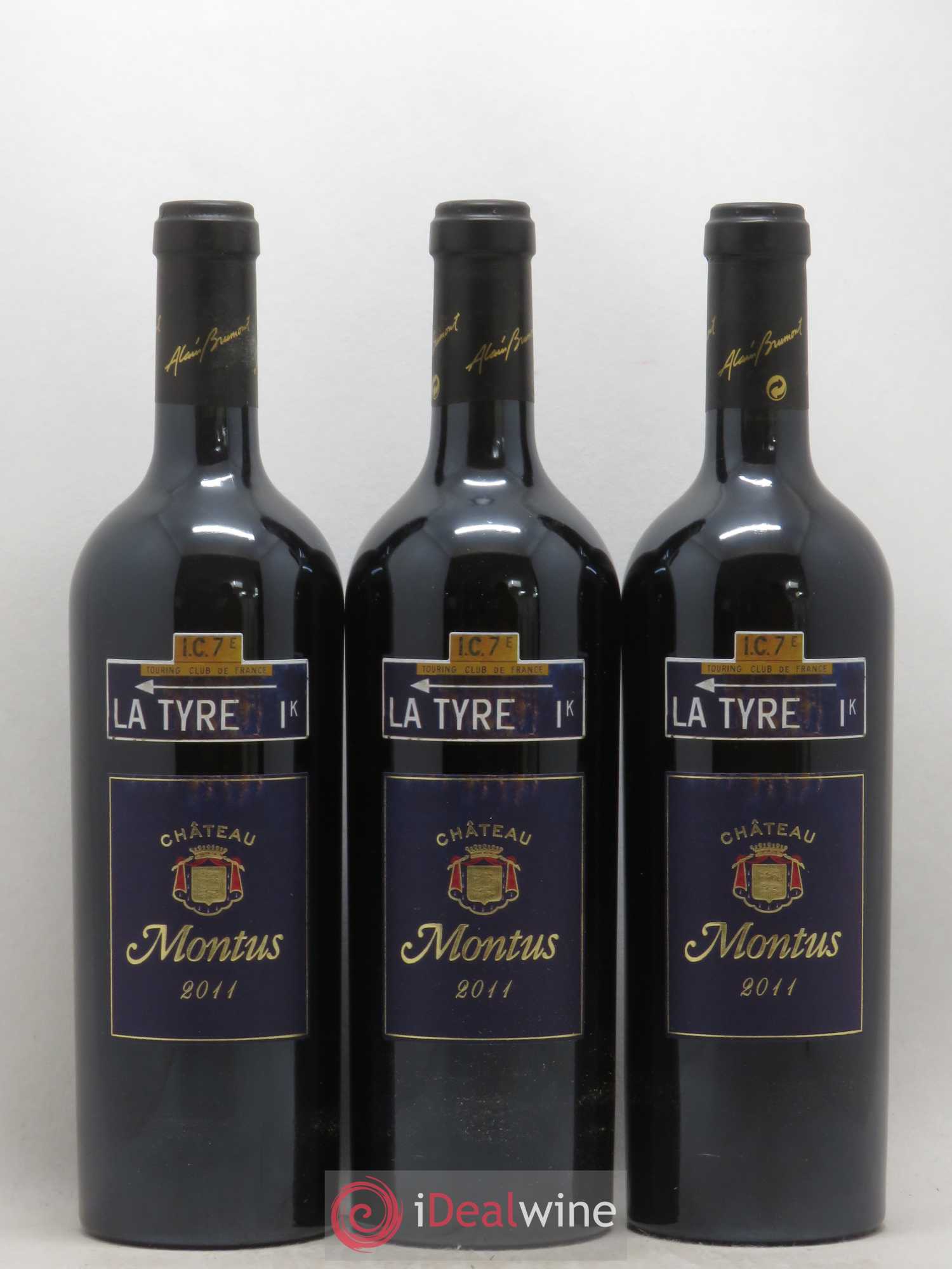Madiran Château Montus-La Tyre Alain Brumont 2011 - Lot de 6 bouteilles - 1