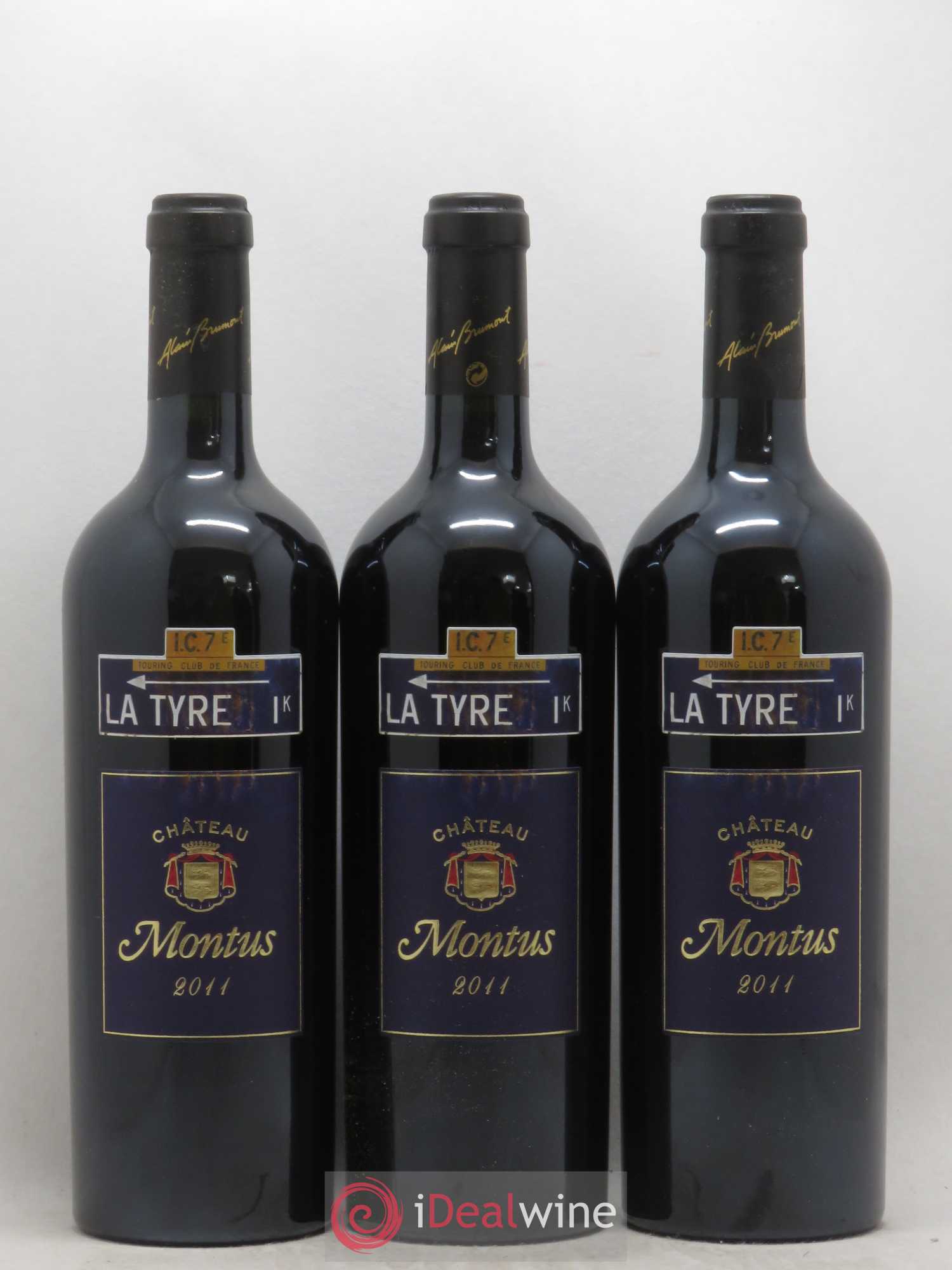 Madiran Château Montus-La Tyre Alain Brumont 2011 - Lot de 6 bouteilles - 1