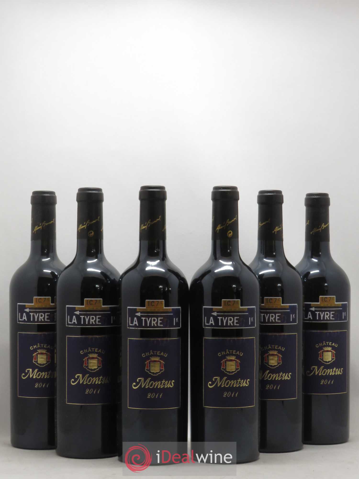 Madiran Château Montus-La Tyre Alain Brumont 2011 - Lot de 6 bouteilles - 0