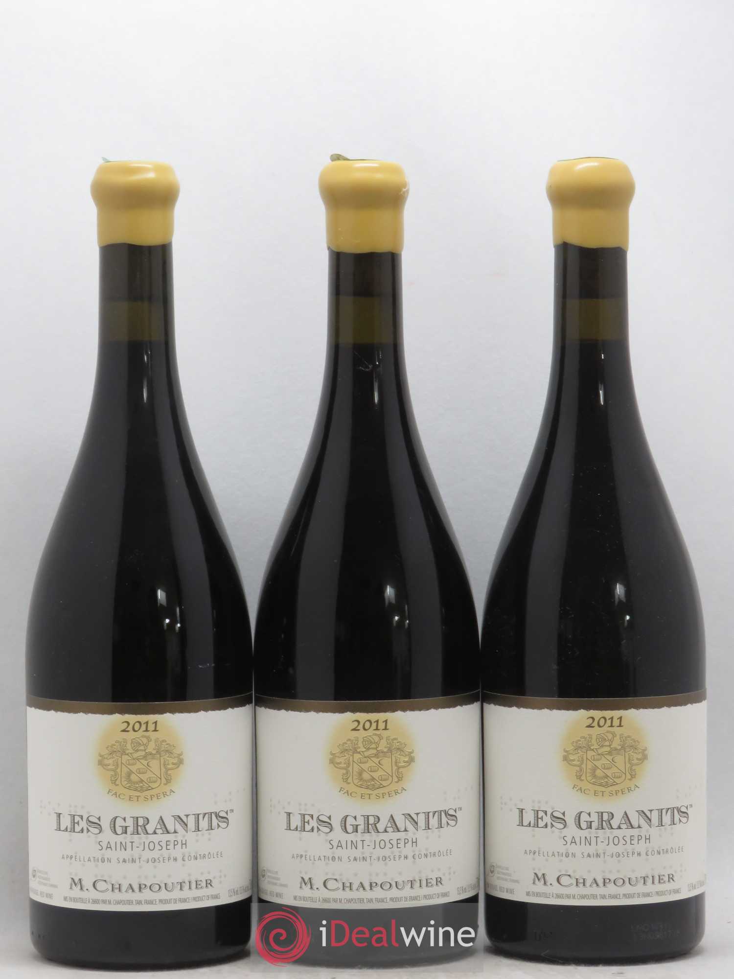 Saint-Joseph Les Granits Chapoutier 2011 - Lot de 6 bouteilles - 1