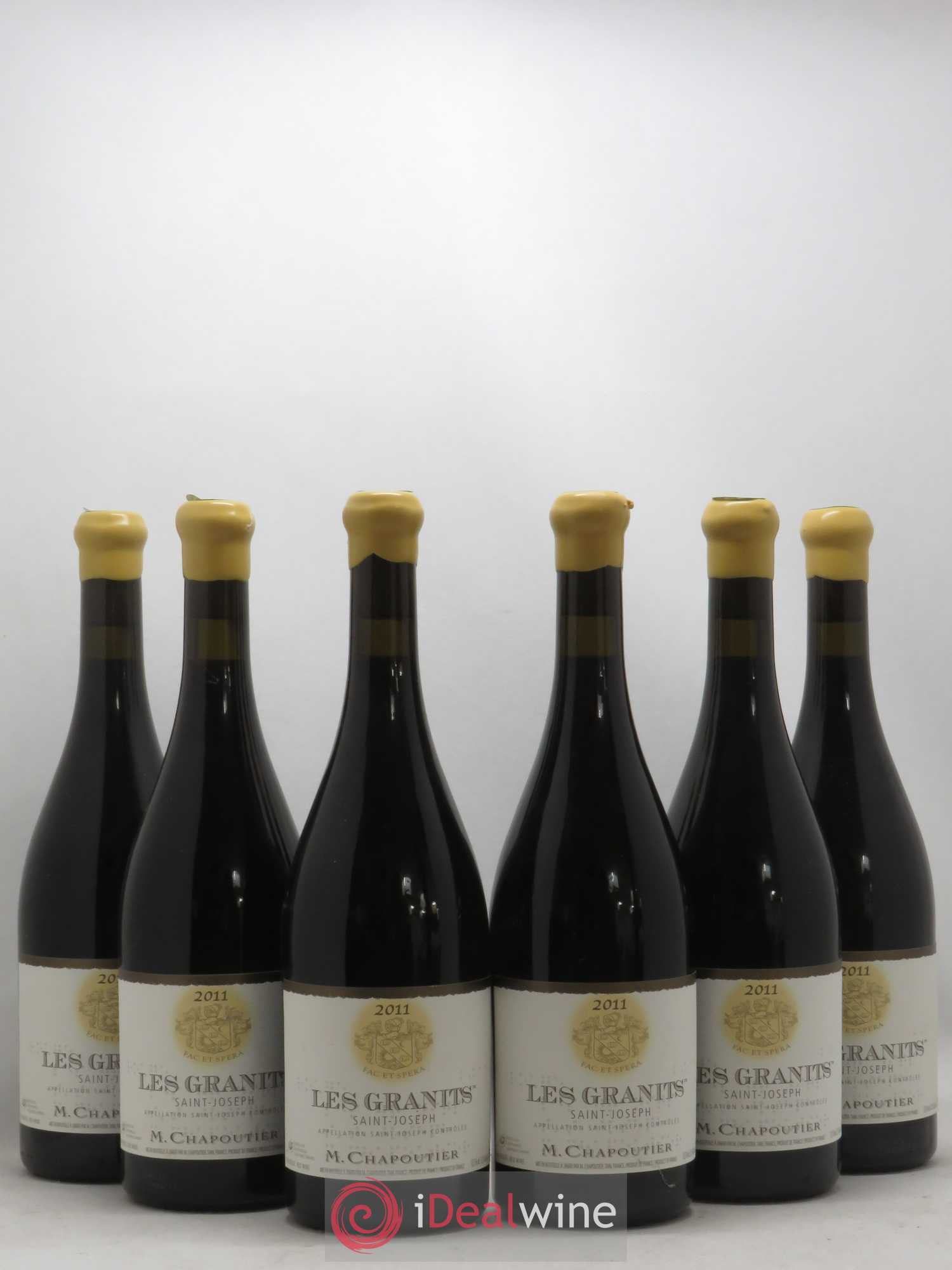 Saint-Joseph Les Granits Chapoutier 2011 - Lot de 6 bouteilles - 0