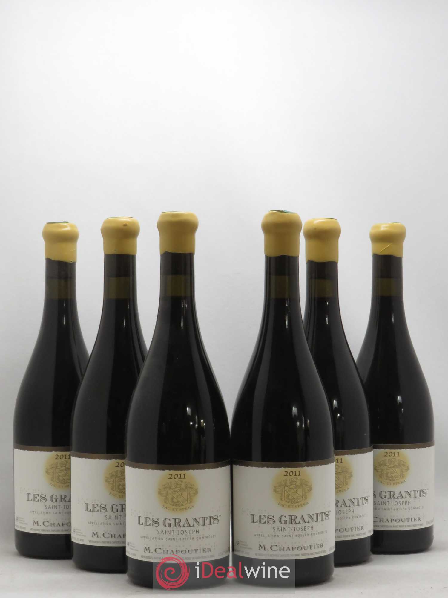 Saint-Joseph Les Granits Chapoutier 2011 - Lot de 6 bouteilles - 0
