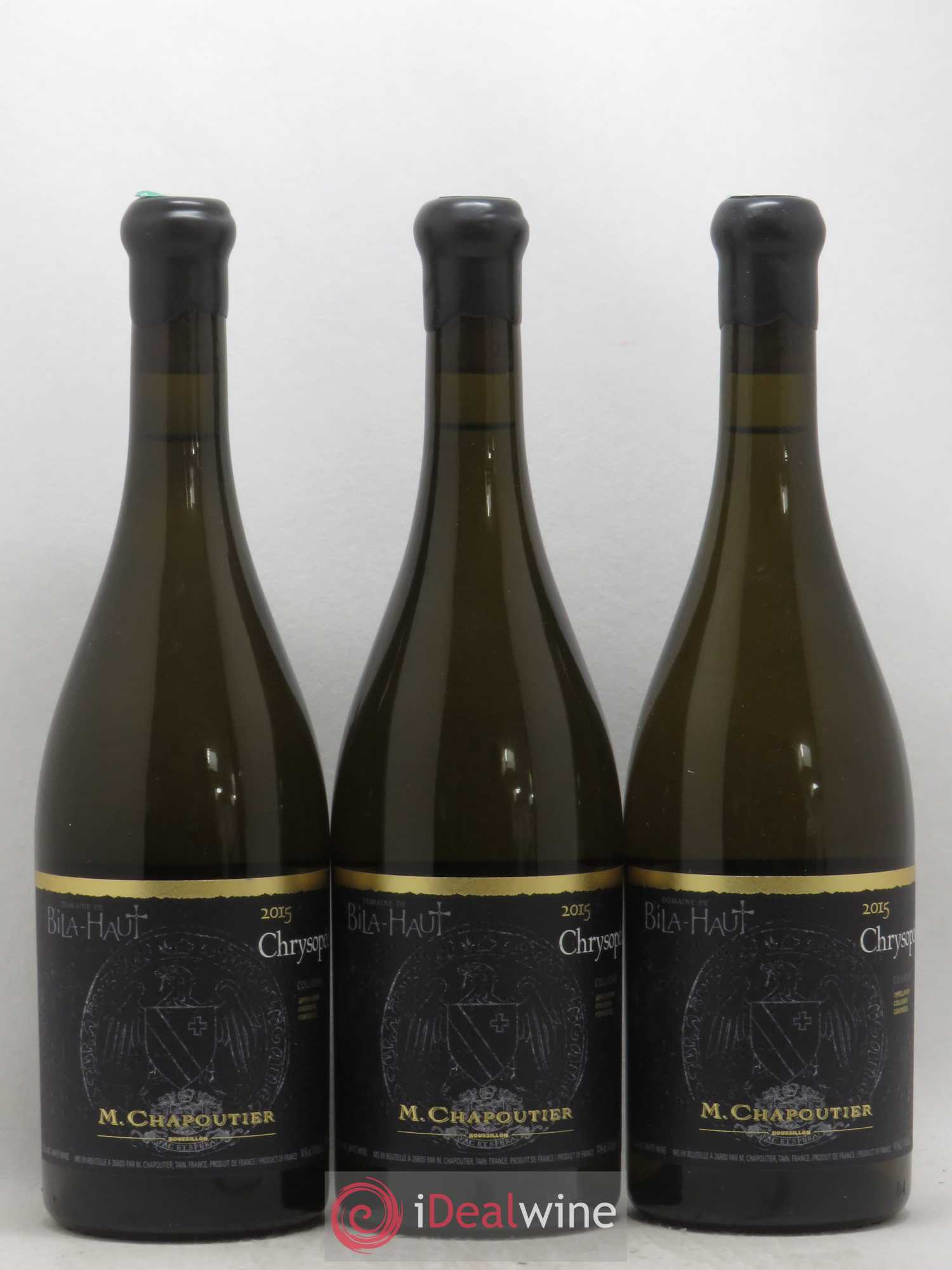 Collioure Bila-Haut (Domaine) Chrysopee Chapoutier 2015 - Lot de 6 bouteilles - 1