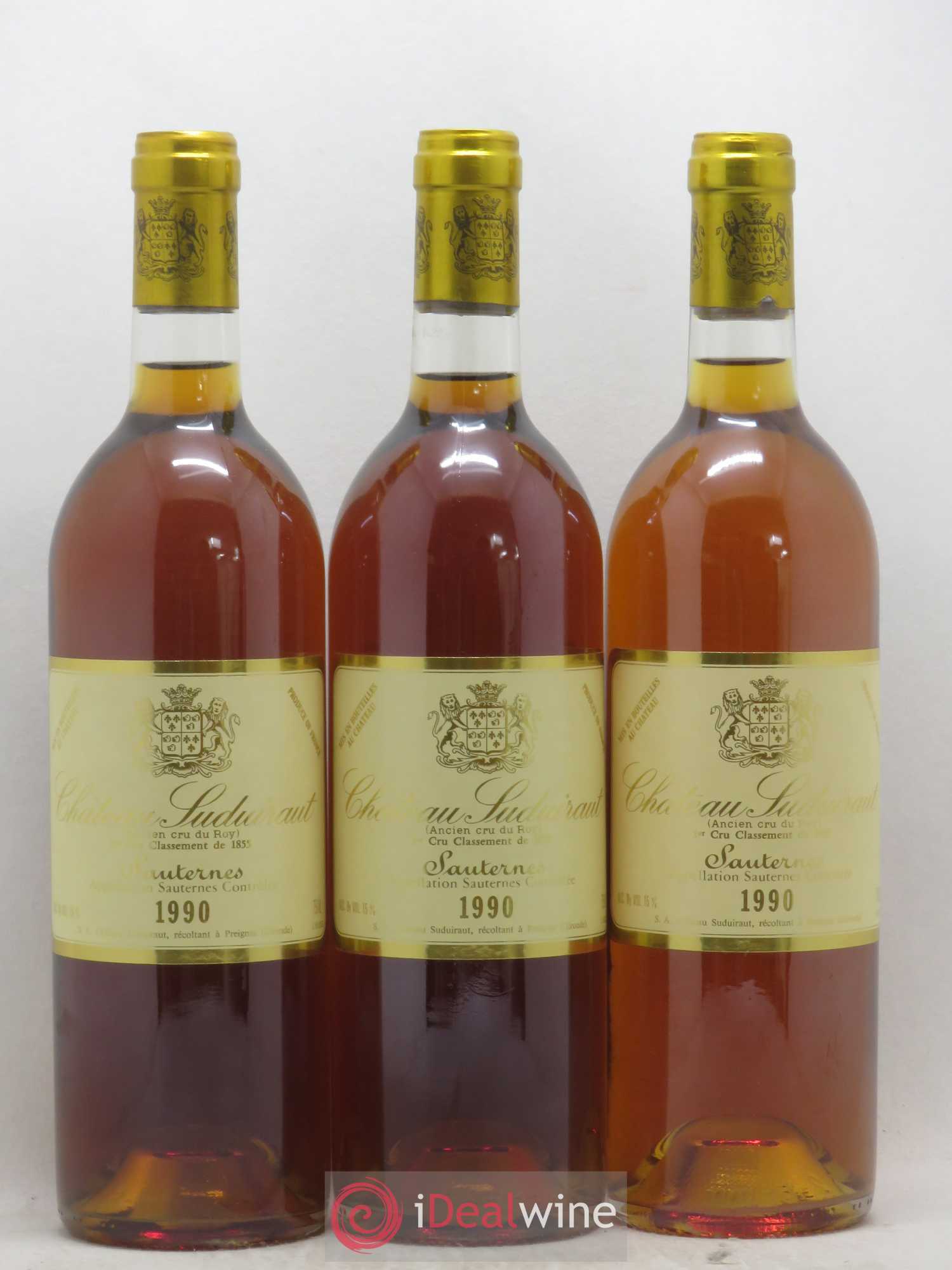 Château Suduiraut 1er Grand Cru Classé 1990 - Lotto di 12 bottiglie - 1