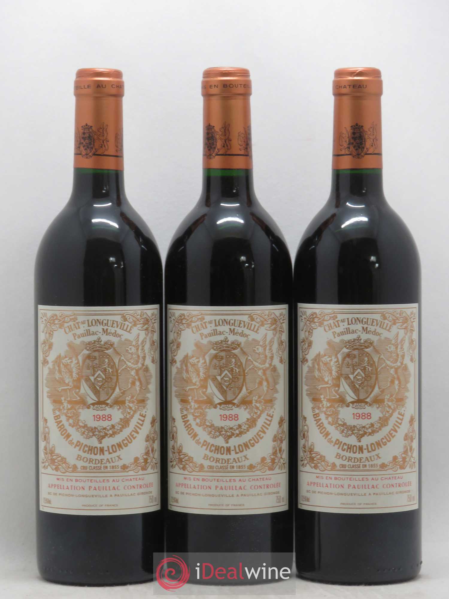 Pichon Longueville Baron 2ème Grand Cru Classé 1988 - Lot de 12 bouteilles - 4