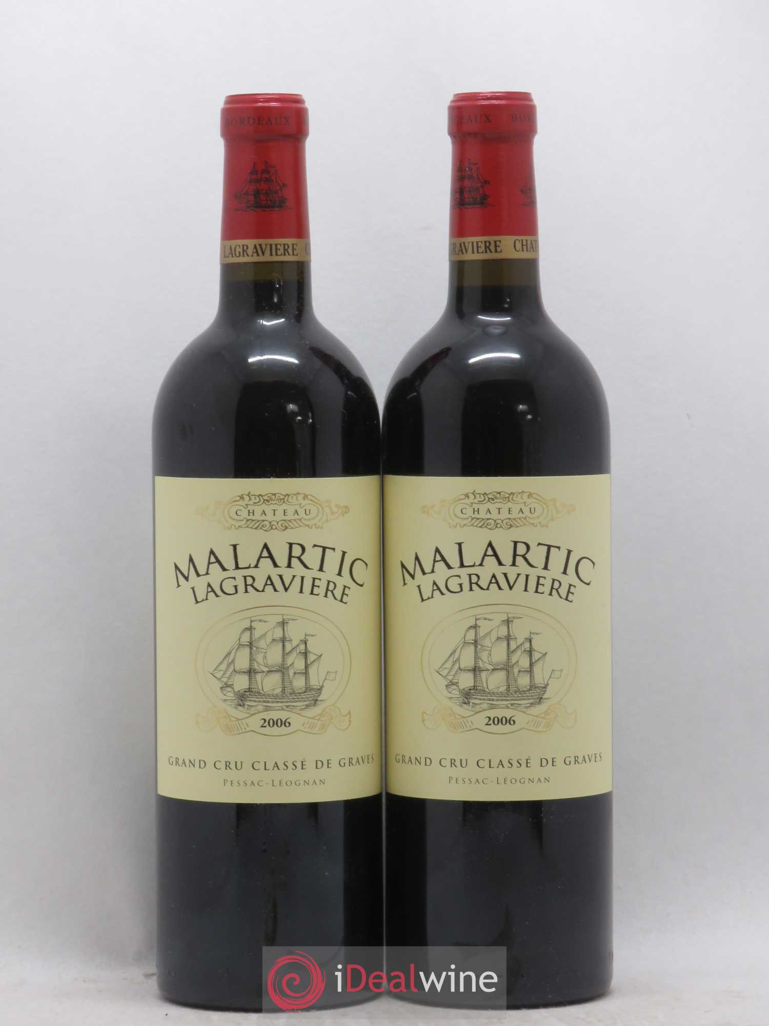 Château Malartic-Lagravière Cru Classé de Graves 2006 - Lot de 2 bouteilles - 0