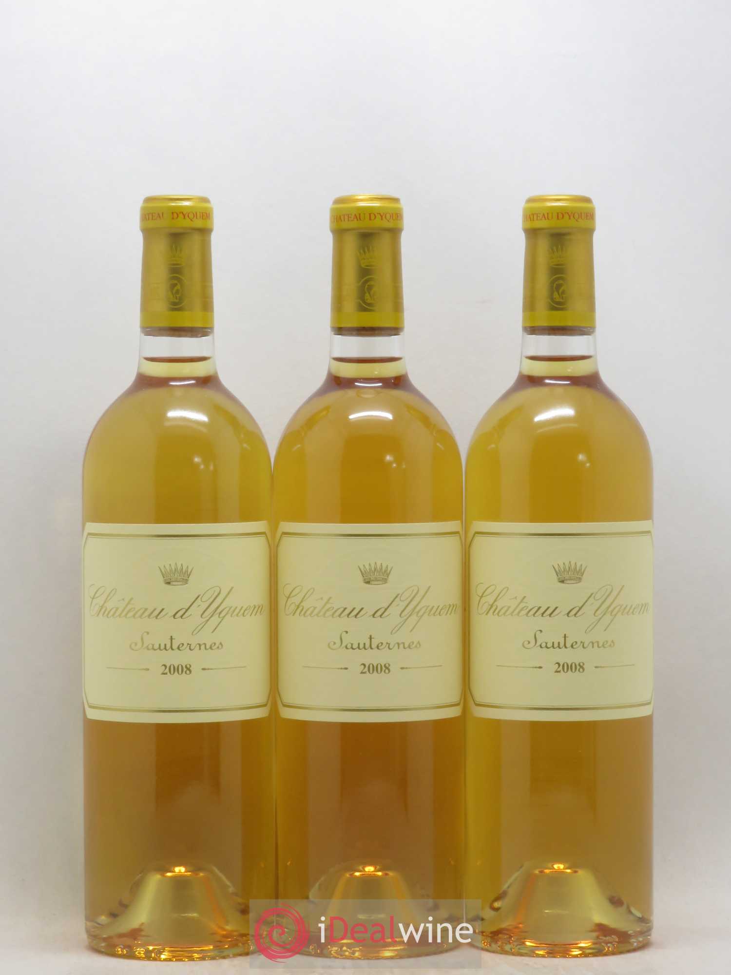 Château d' Yquem 1er Cru Classé Supérieur 2008 - Lotto di 3 bottiglie - 0
