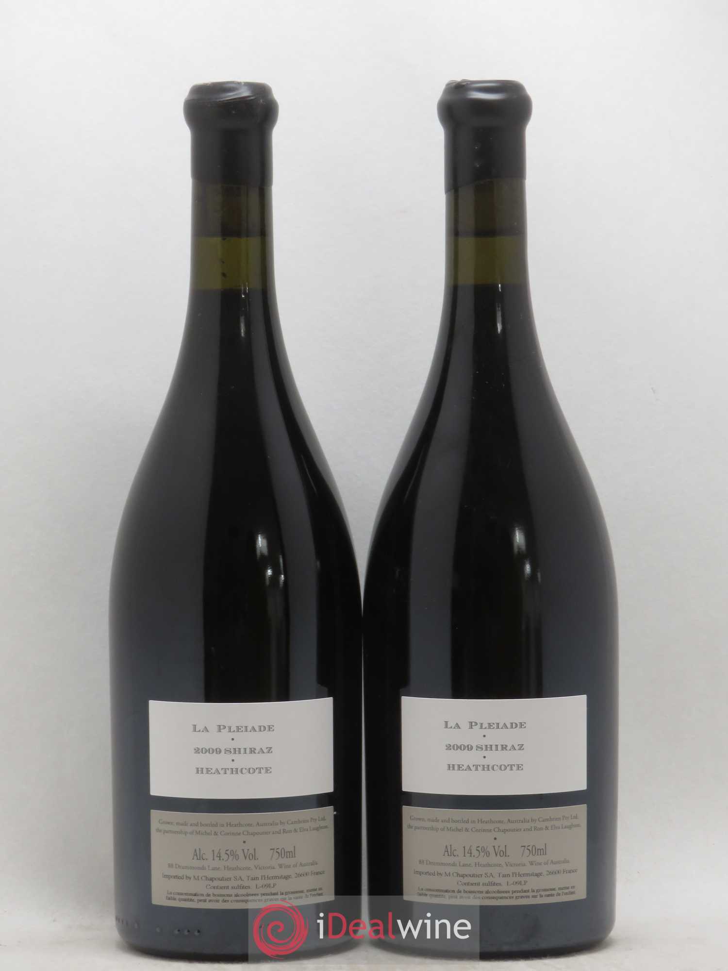 Australie Cambrien La Pleiade Chapoutier 2009 - Lot de 2 bouteilles - 1