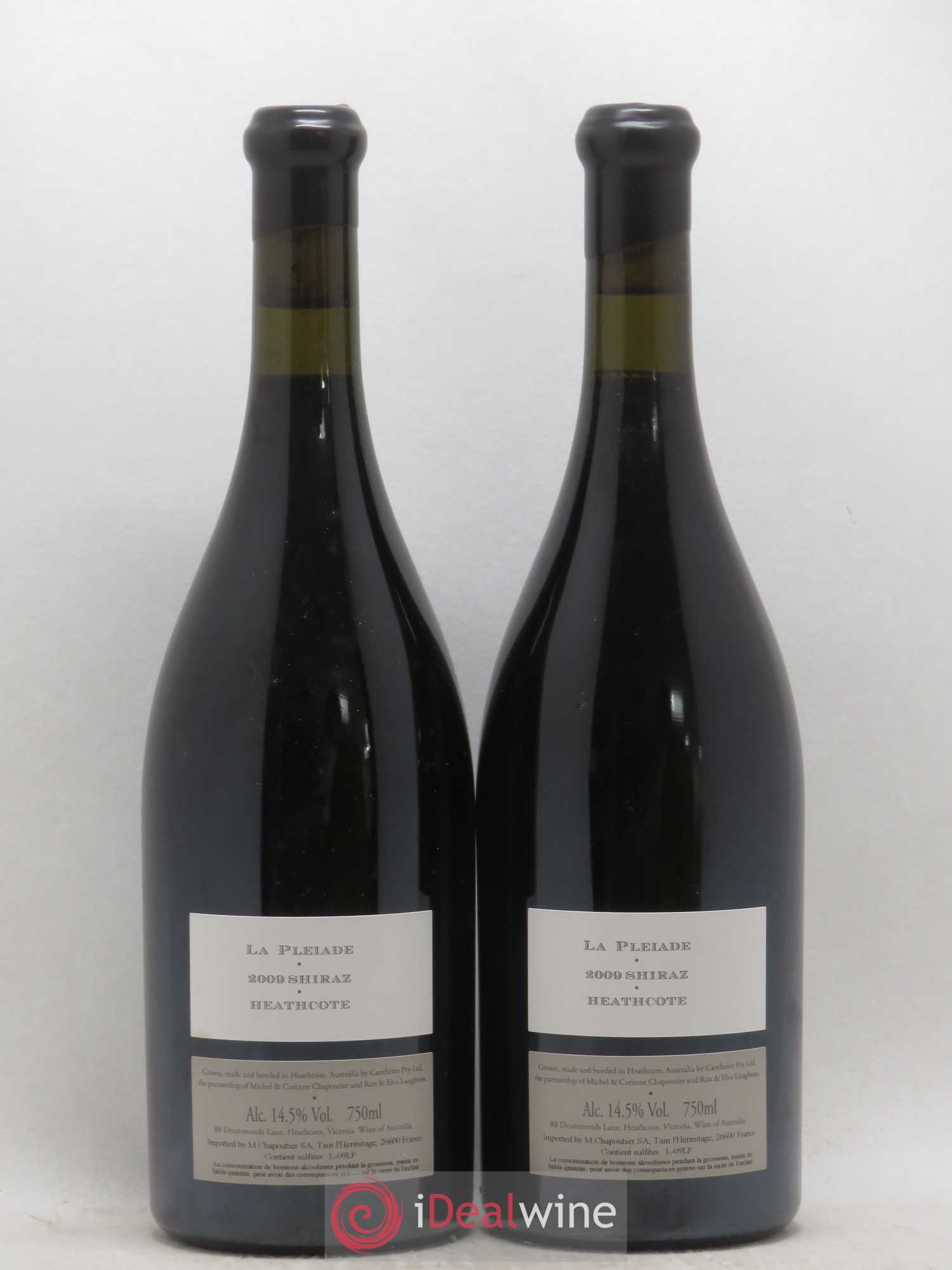 Australie Cambrien La Pleiade Chapoutier 2009 - Lot de 2 bouteilles - 1