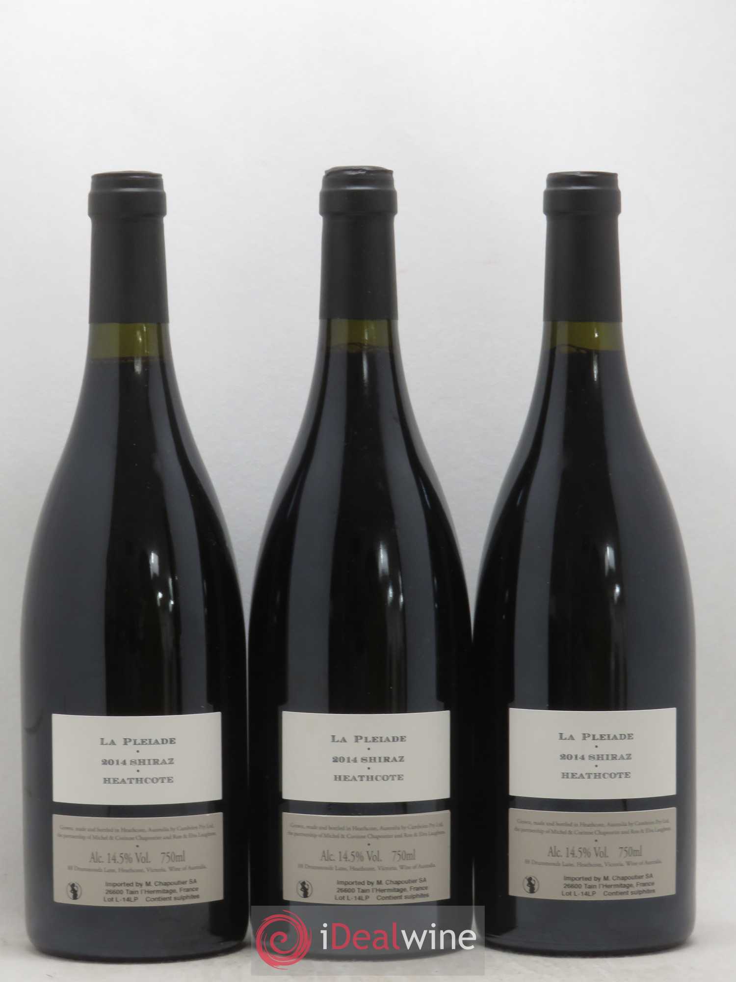 Australie Cambrien La Pleiade Chapoutier 2014 - Lot de 3 bouteilles - 1