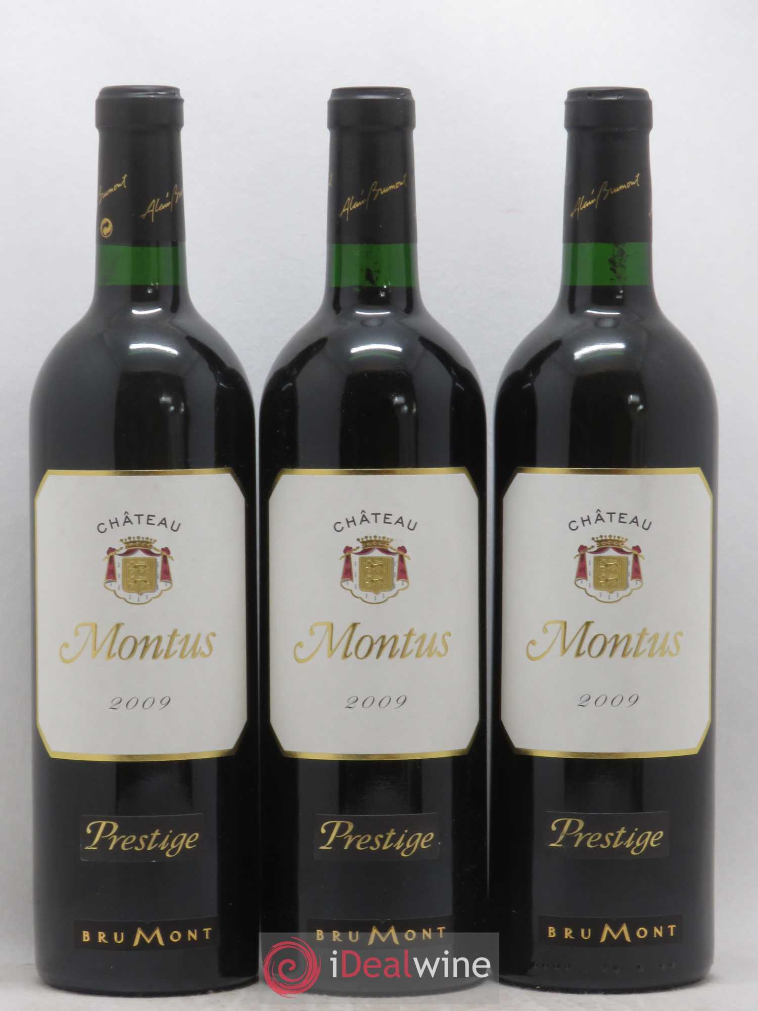 Madiran Château Montus-Prestige Alain Brumont 2009 - Lot de 3 bouteilles - 0