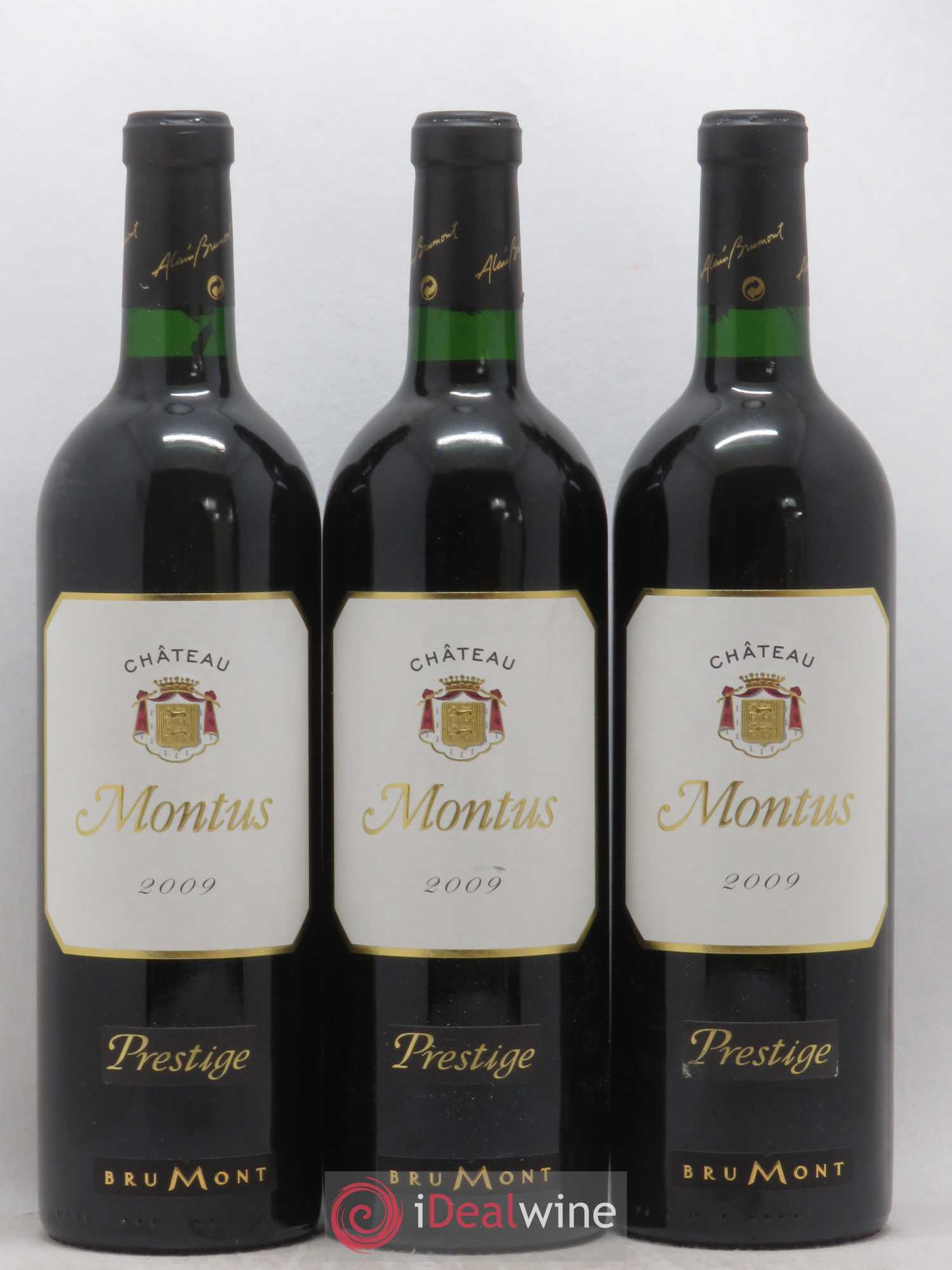 Madiran Château Montus-Prestige Alain Brumont 2009 - Lot de 3 bouteilles - 0