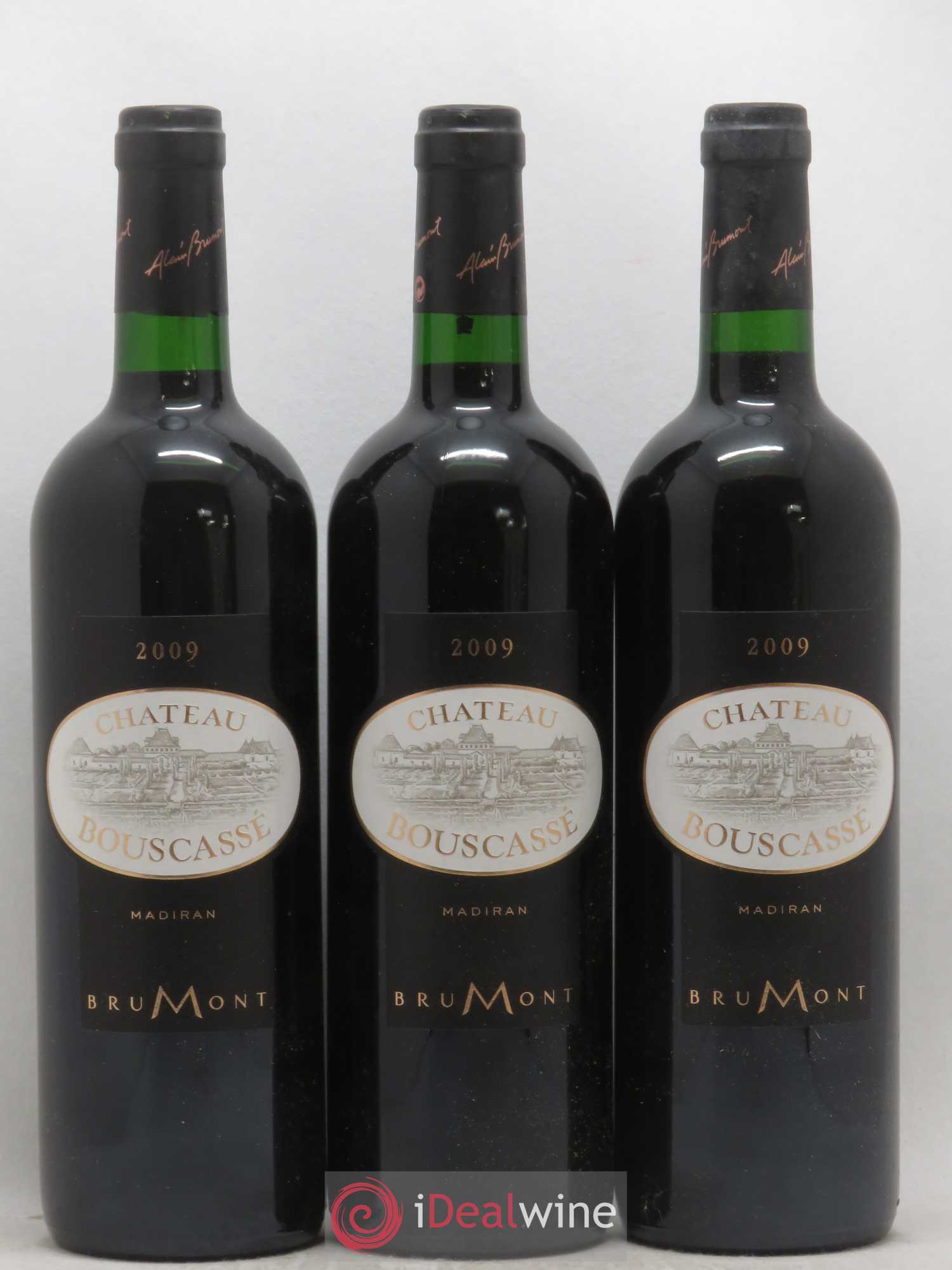 Madiran Château Bouscassé Alain Brumont 2009 - Lot de 3 bouteilles - 0