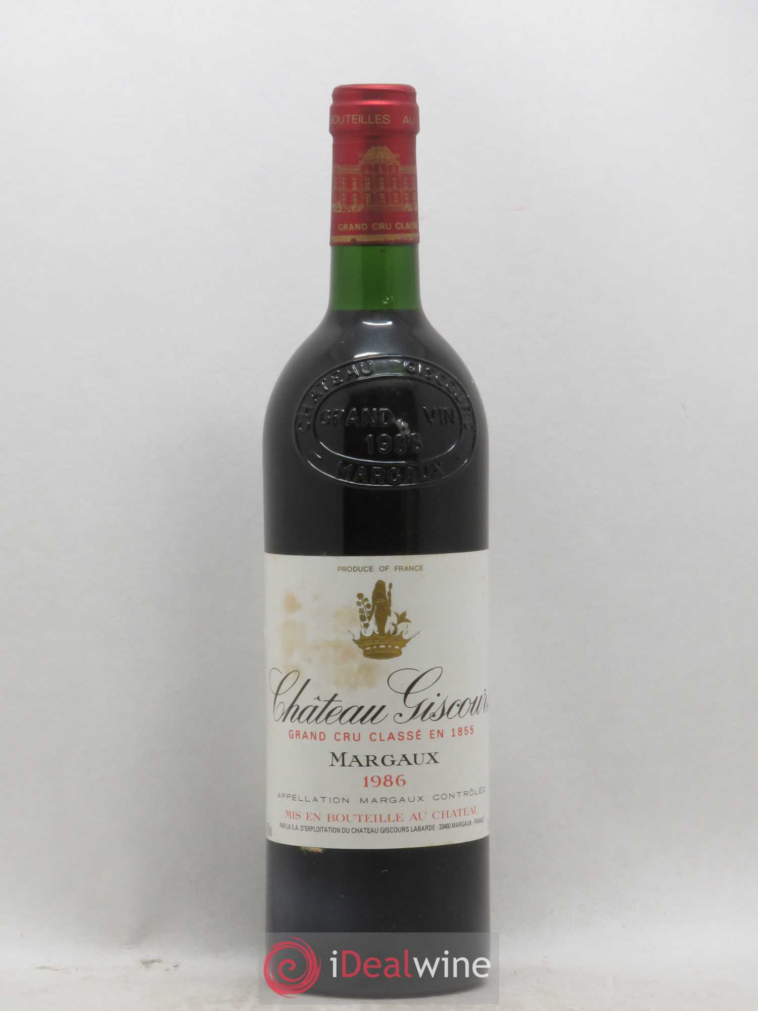 Château Giscours 3ème Grand Cru Classé 1986 - Lot de 1 bouteille - 0