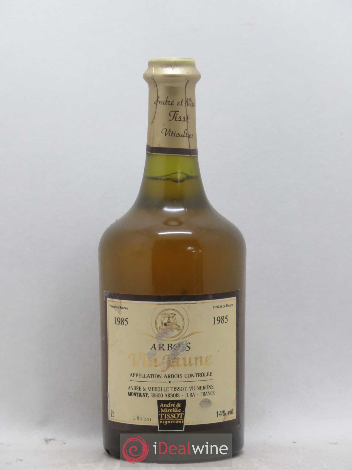 Arbois Vin Jaune André et Mireille Tissot 1985 - Lot de 1 bouteille - 0