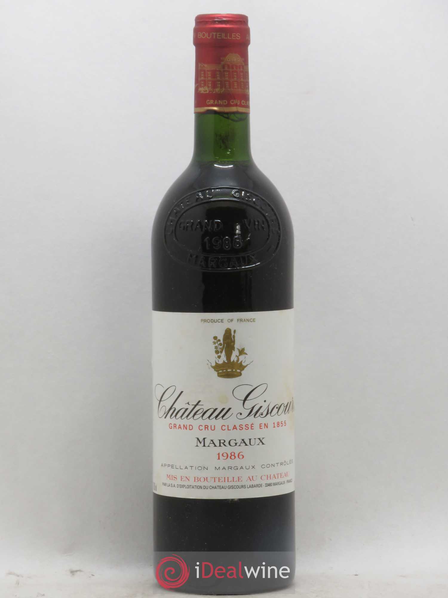 Château Giscours 3ème Grand Cru Classé 1986 - Lot de 1 bouteille - 0