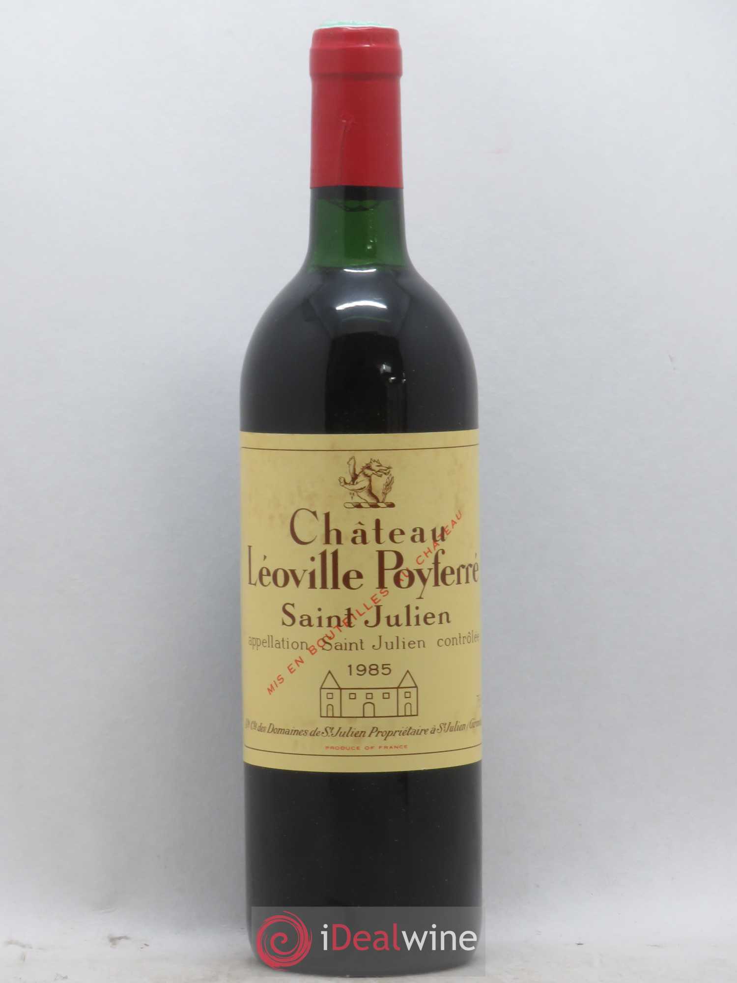 Château Léoville Poyferré 2ème Grand Cru Classé 1985 - Lot de 1 bouteille - 0