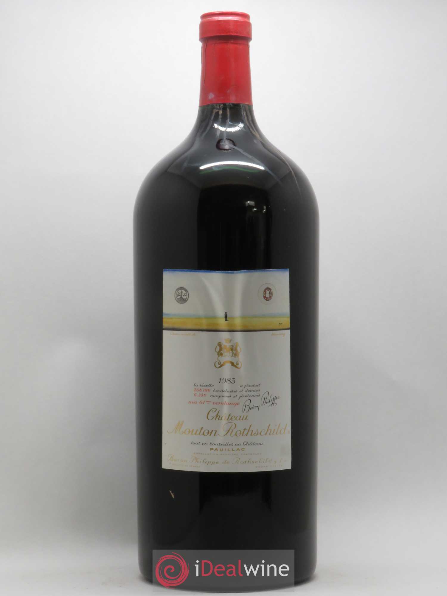 Château Mouton Rothschild 1er Grand Cru Classé 1983 - Lot de 1 impériale - 0