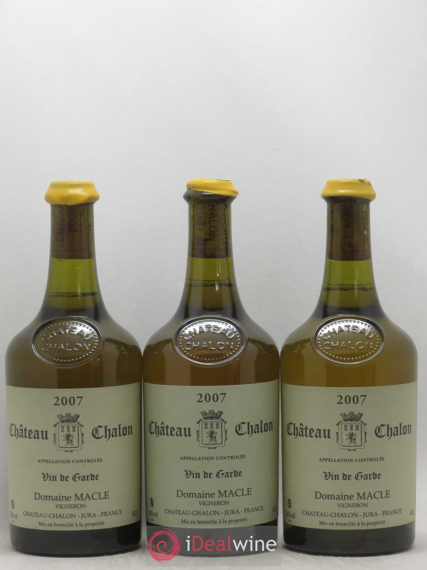 Château-Chalon Jean Macle 2007 - Lot de 3 bouteilles - 0