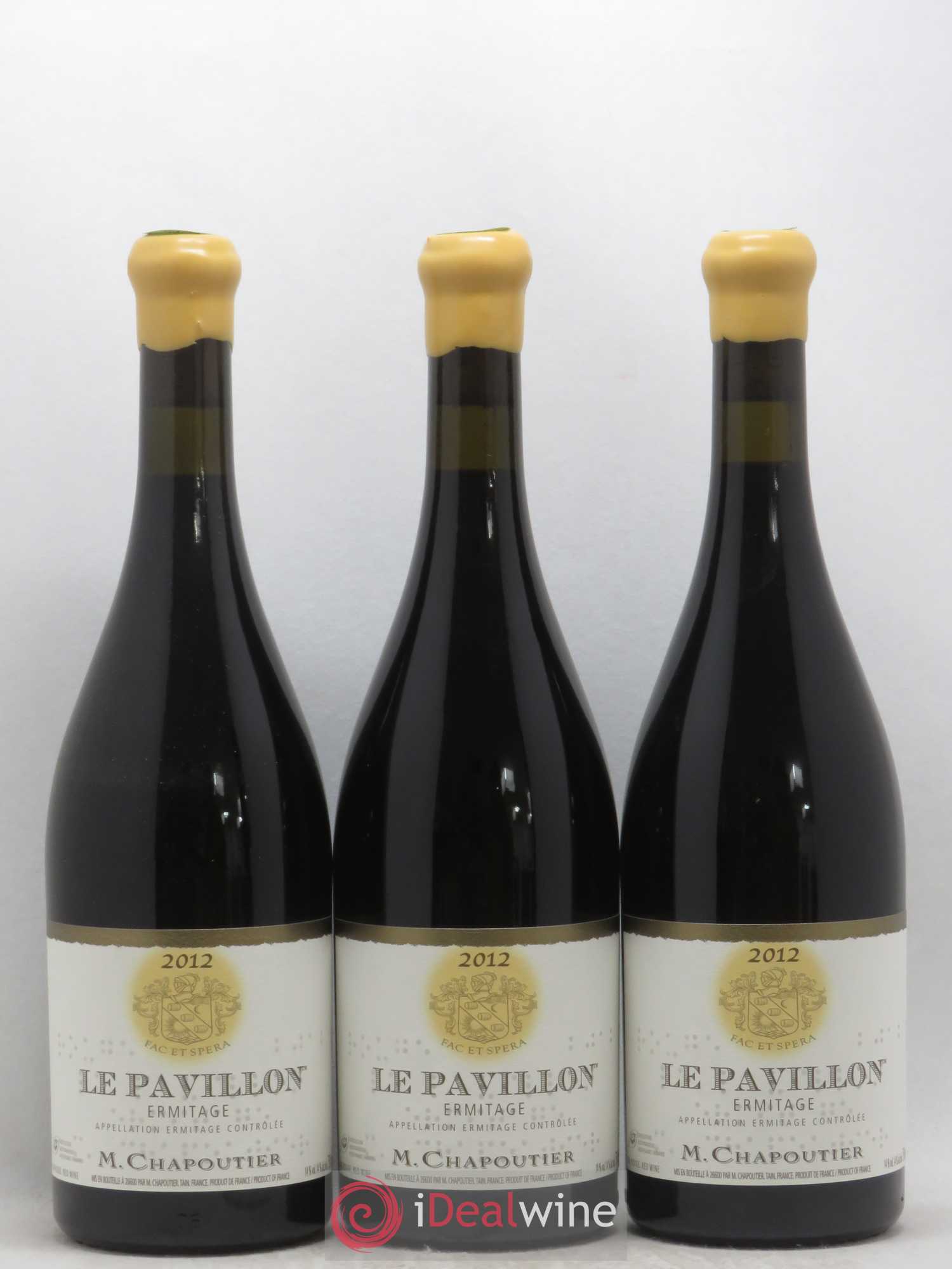 Hermitage Ermitage Le Pavillon Chapoutier 2012 - Lot de 6 bouteilles - 1