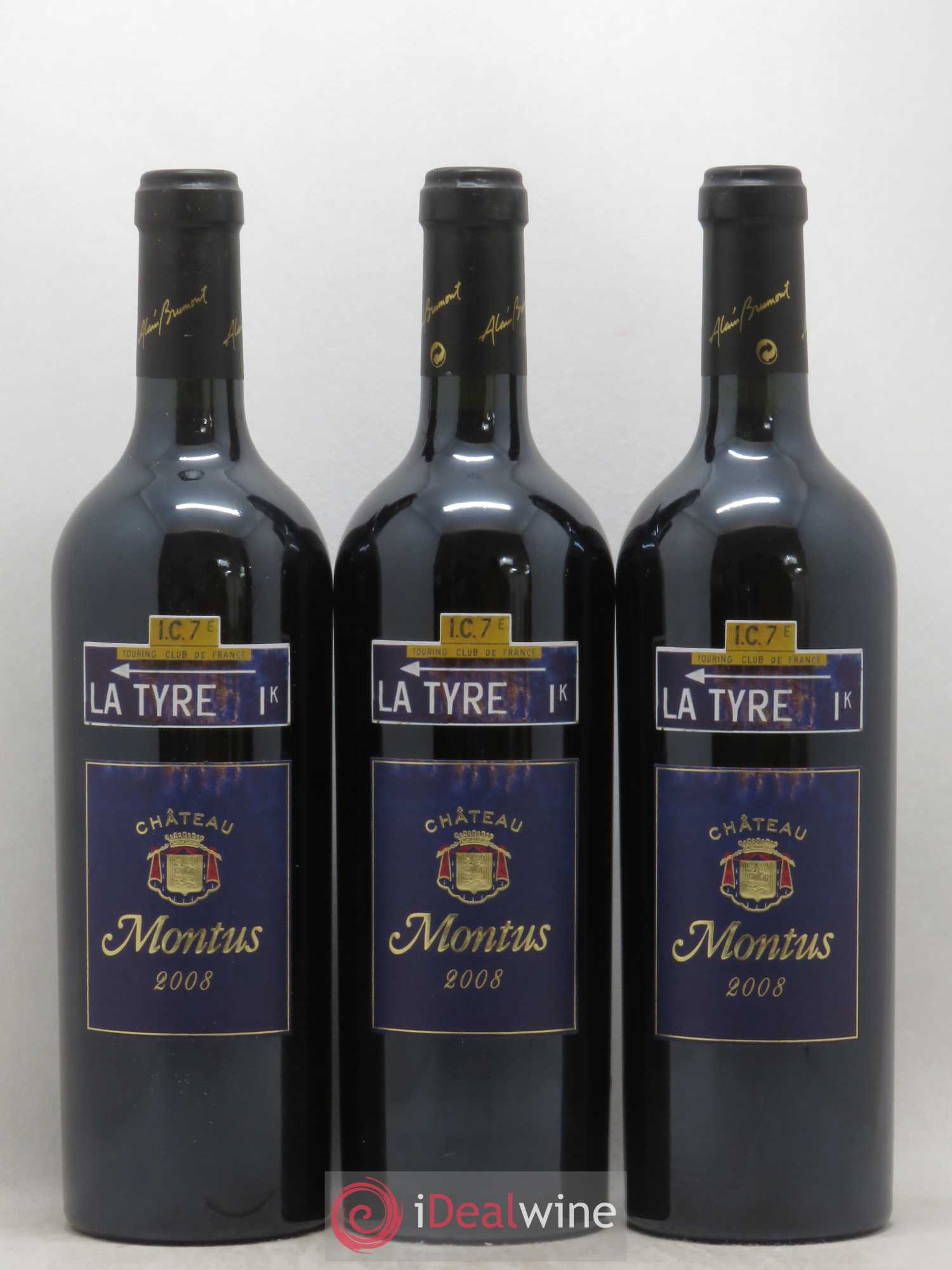 Madiran Château Montus-La Tyre Alain Brumont 2008 - Lot de 6 bouteilles - 2