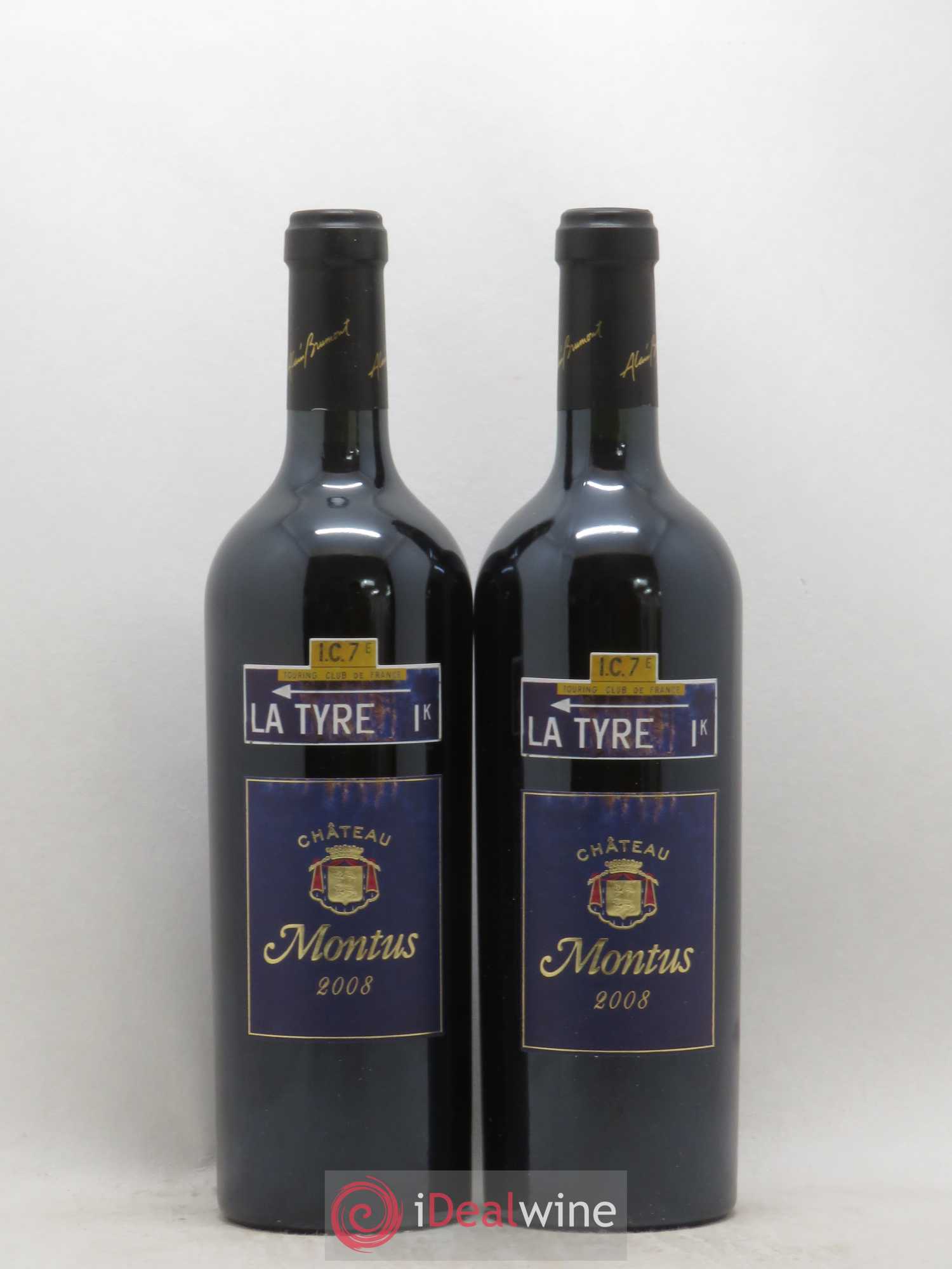 Madiran Château Montus-La Tyre Alain Brumont 2008 - Lot de 5 bouteilles - 2