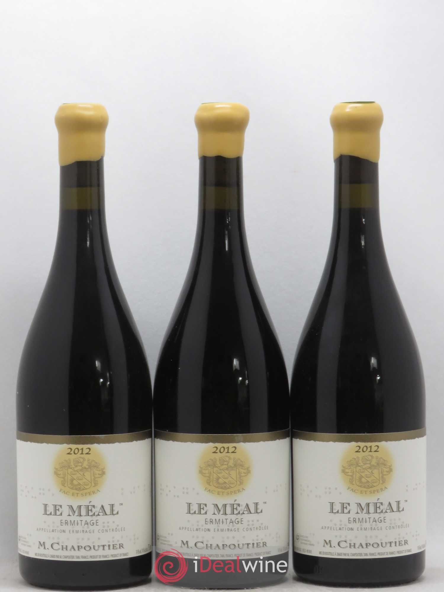 Hermitage Ermitage Le Méal Chapoutier 2012 - Lot de 6 bouteilles - 1