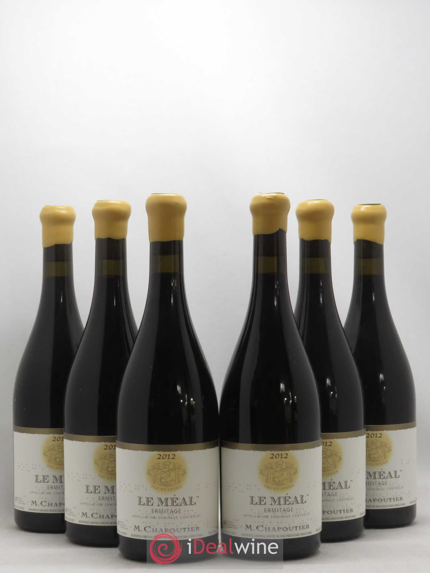 Hermitage Ermitage Le Méal Chapoutier 2012 - Lot de 6 bouteilles - 0