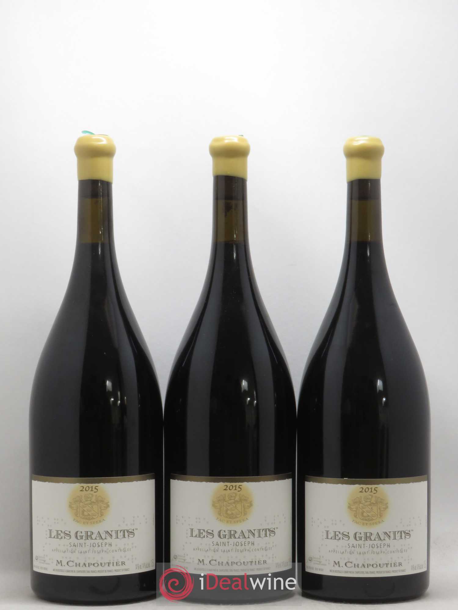 Saint-Joseph Les Granits Chapoutier 2015 - Lot de 3 magnums - 0