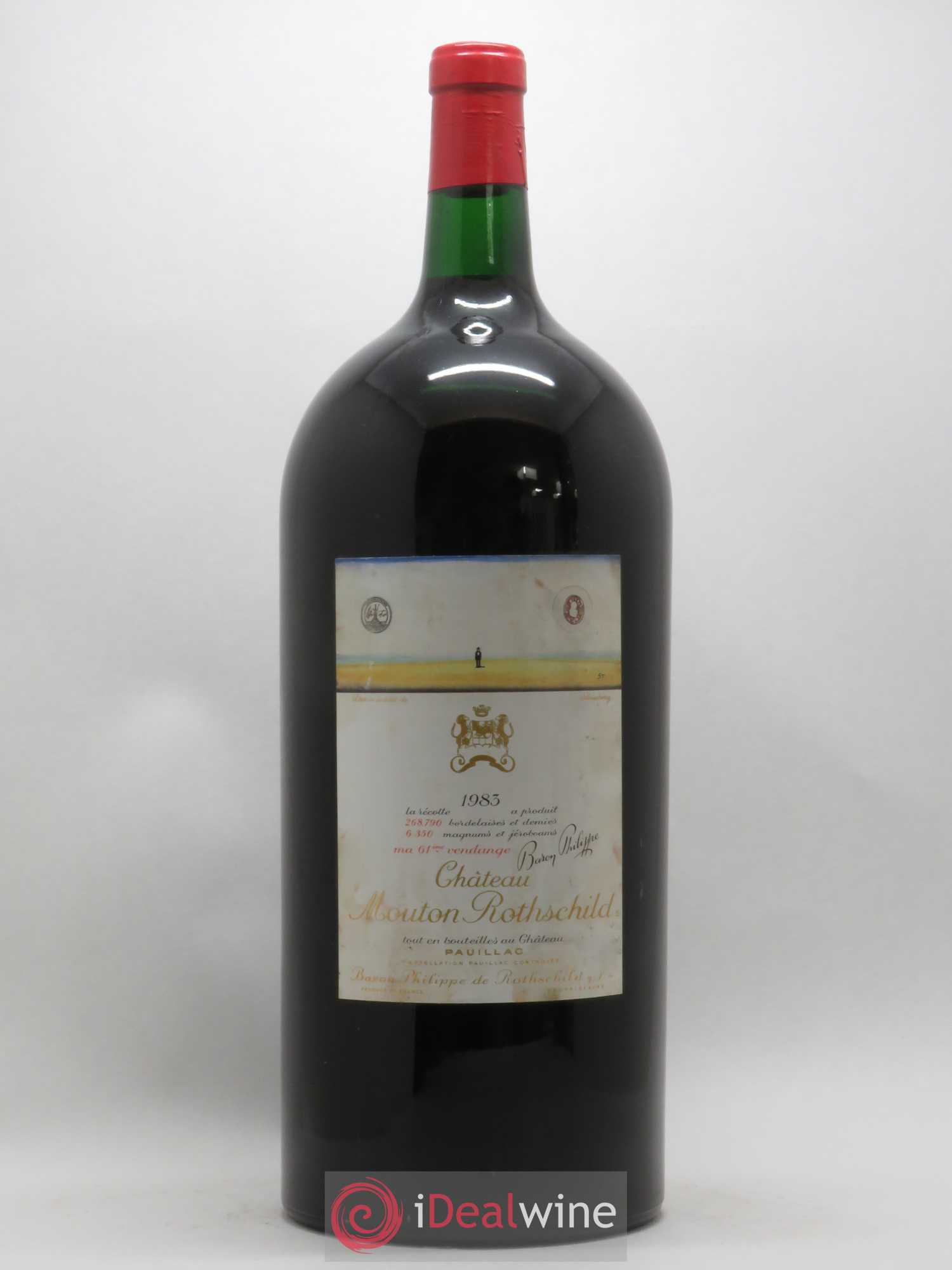 Château Mouton Rothschild 1er Grand Cru Classé 1983 - Lot de 1 jeroboam - 0