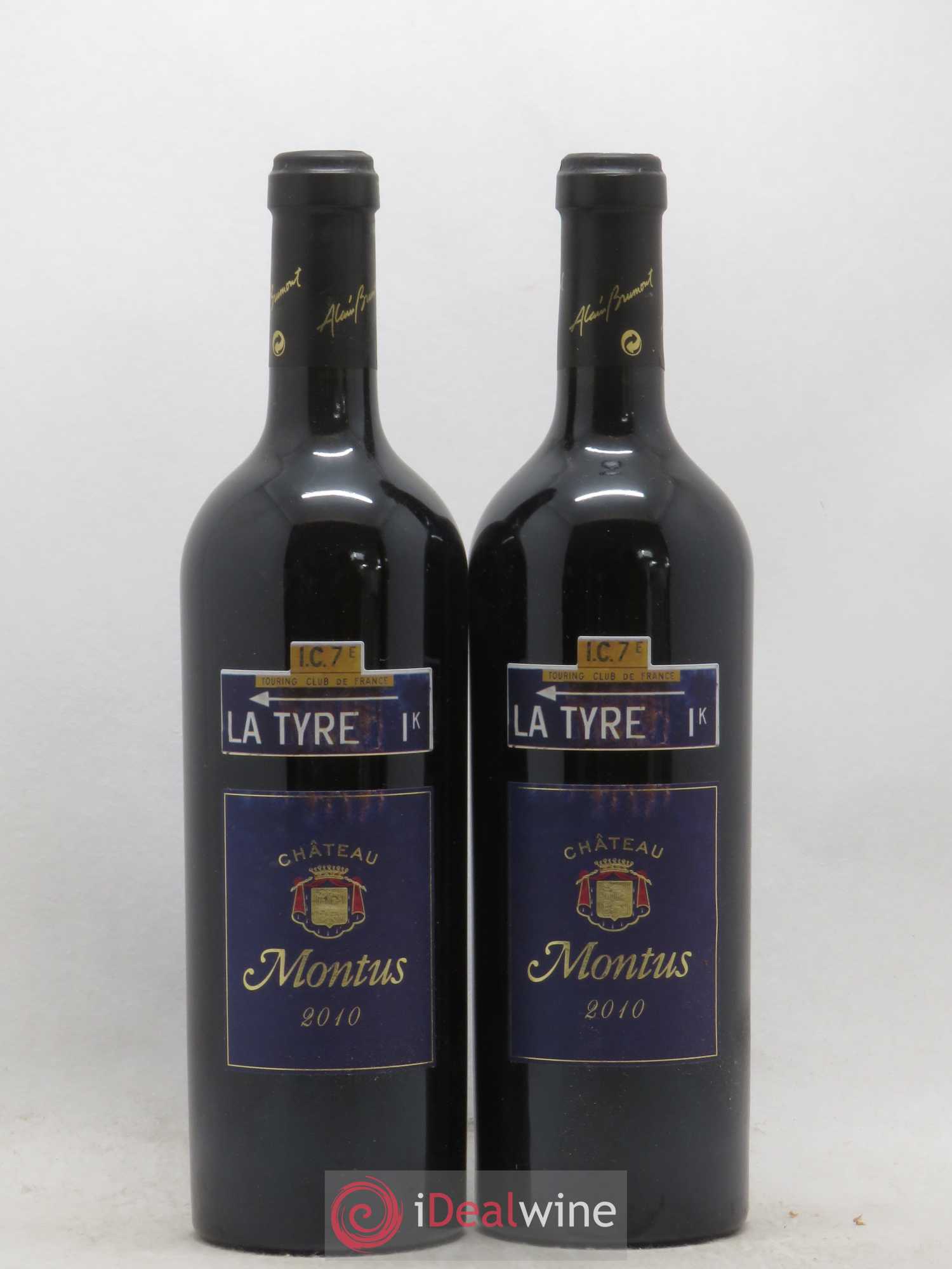 Madiran Château Montus-La Tyre Alain Brumont 2010 - Lot de 2 bouteilles - 0